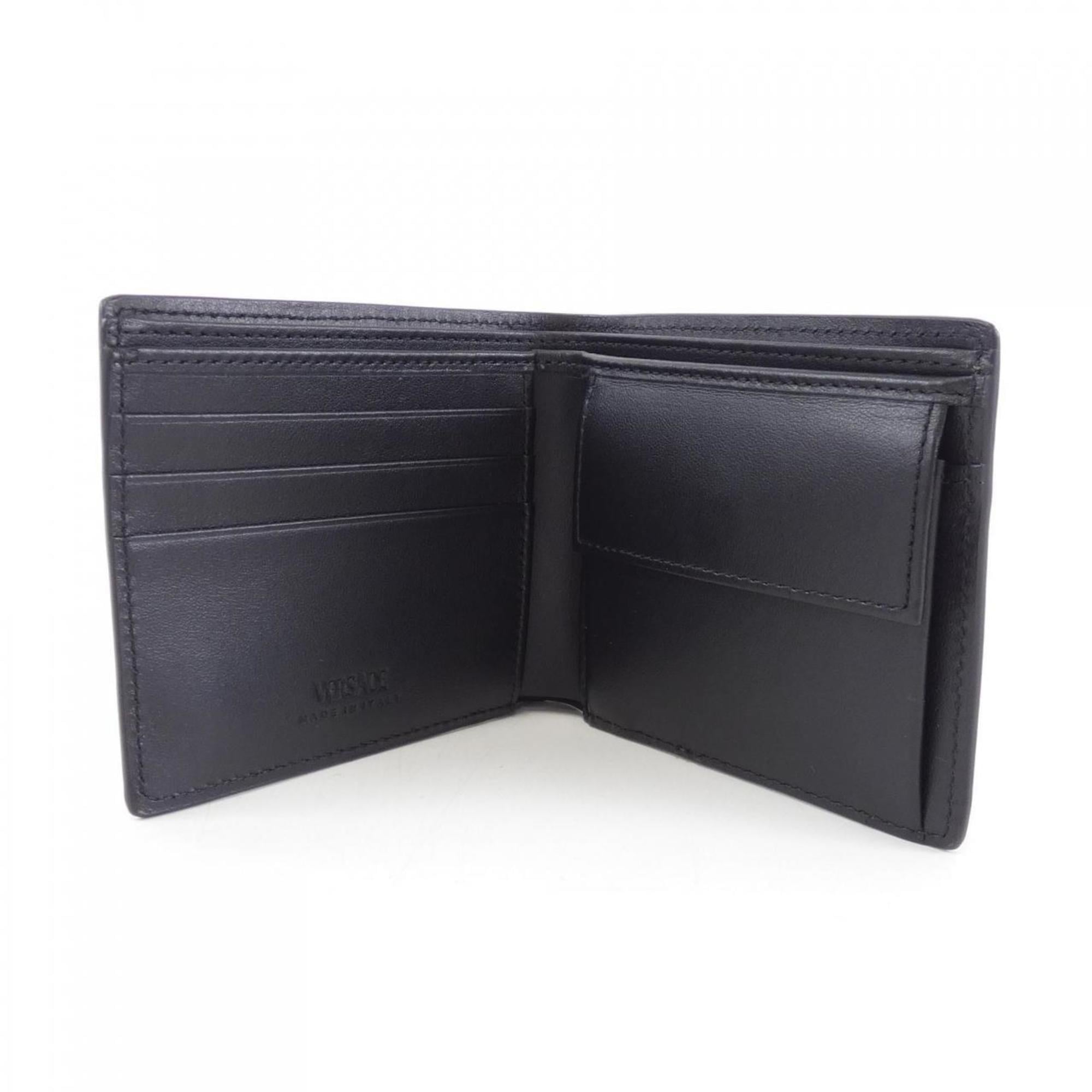 Versace Black Wallet (Bi-Fold) (Pre-Owned)