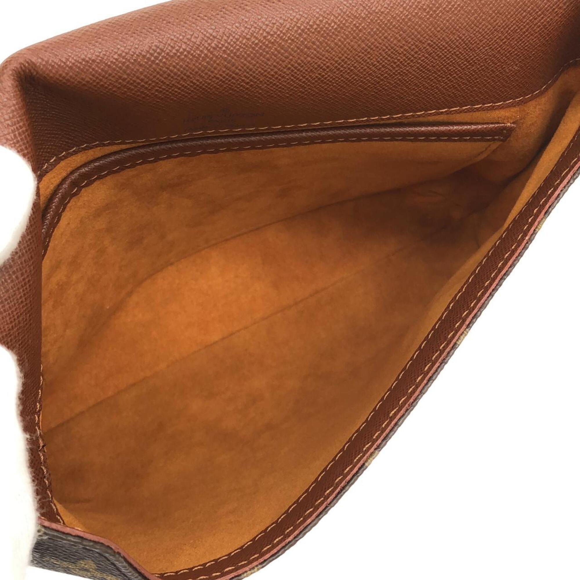 Louis Vuitton Marron Coated Canvas Shoulder Bag (Pre-Owned)