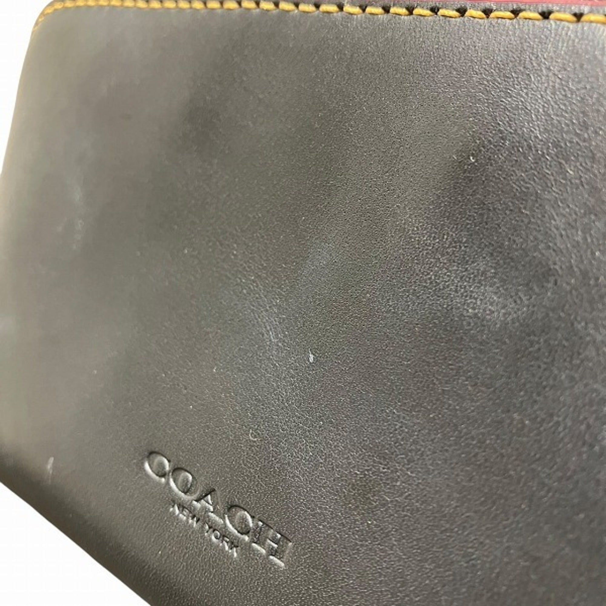 Coach Black Leather Pouch (Pre-Owned)