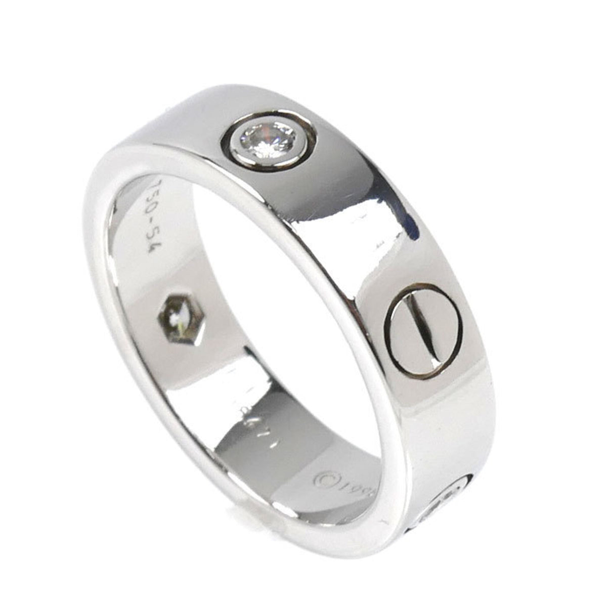 Cartier White Gold (18K) Band Ring (Pre-Owned)