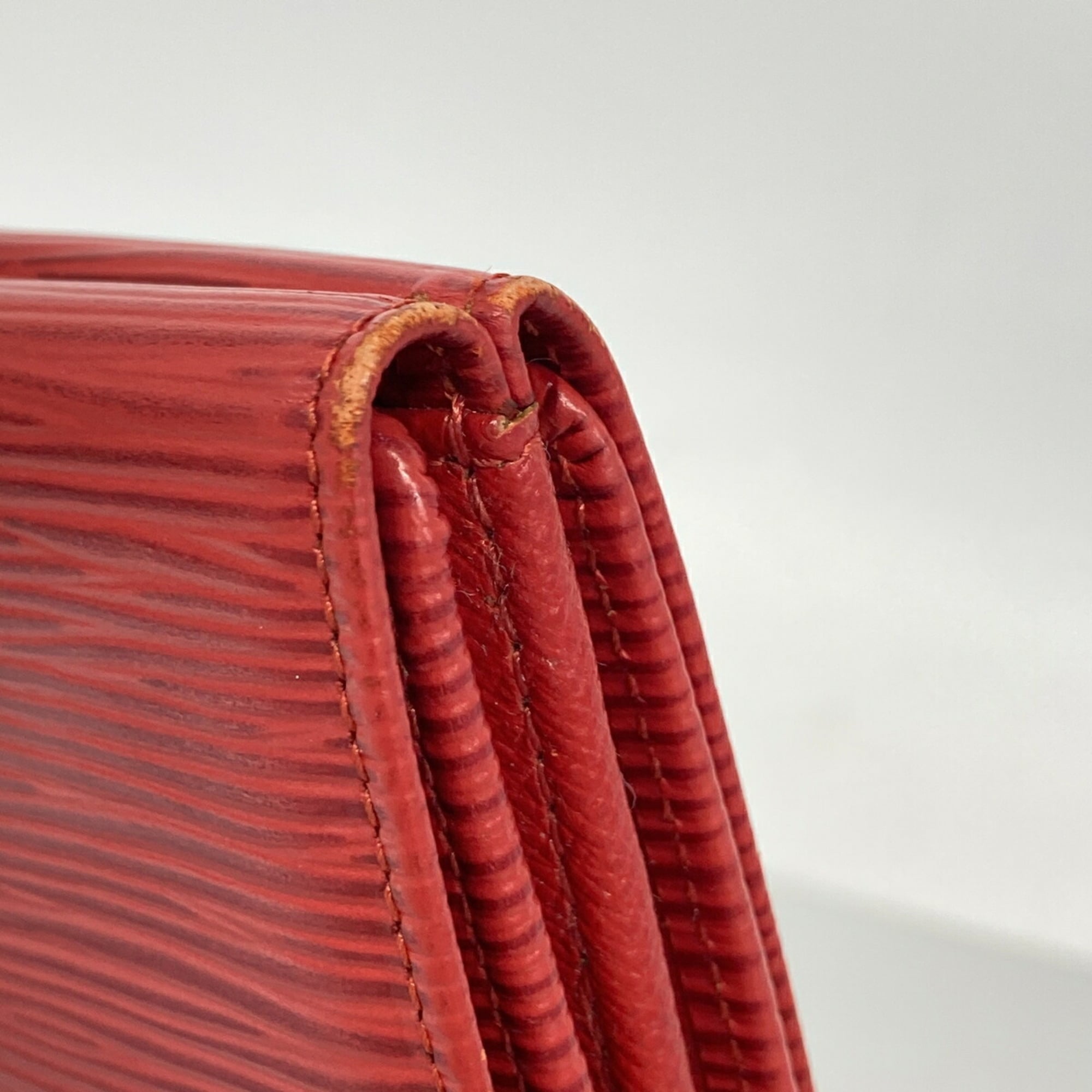 Louis Vuitton Castilian Red Wallet (Tri-Fold) (Pre-Owned)