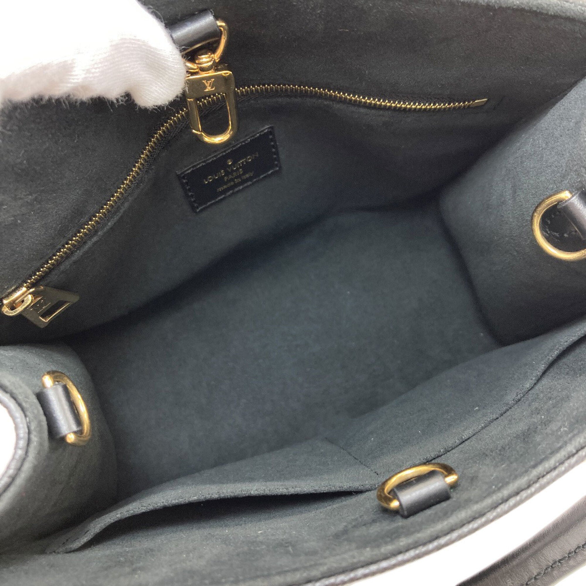 Louis Vuitton Black Monogram Empreinte Handbag (Pre-Owned)