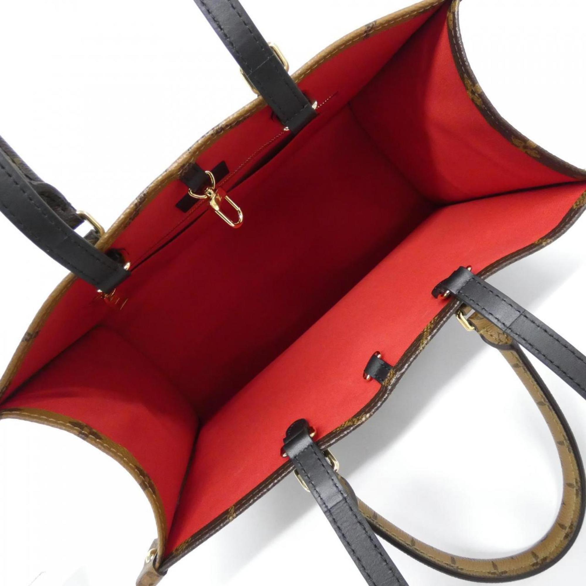 Louis Vuitton Marron Coated Canvas Handbag (Pre-Owned)