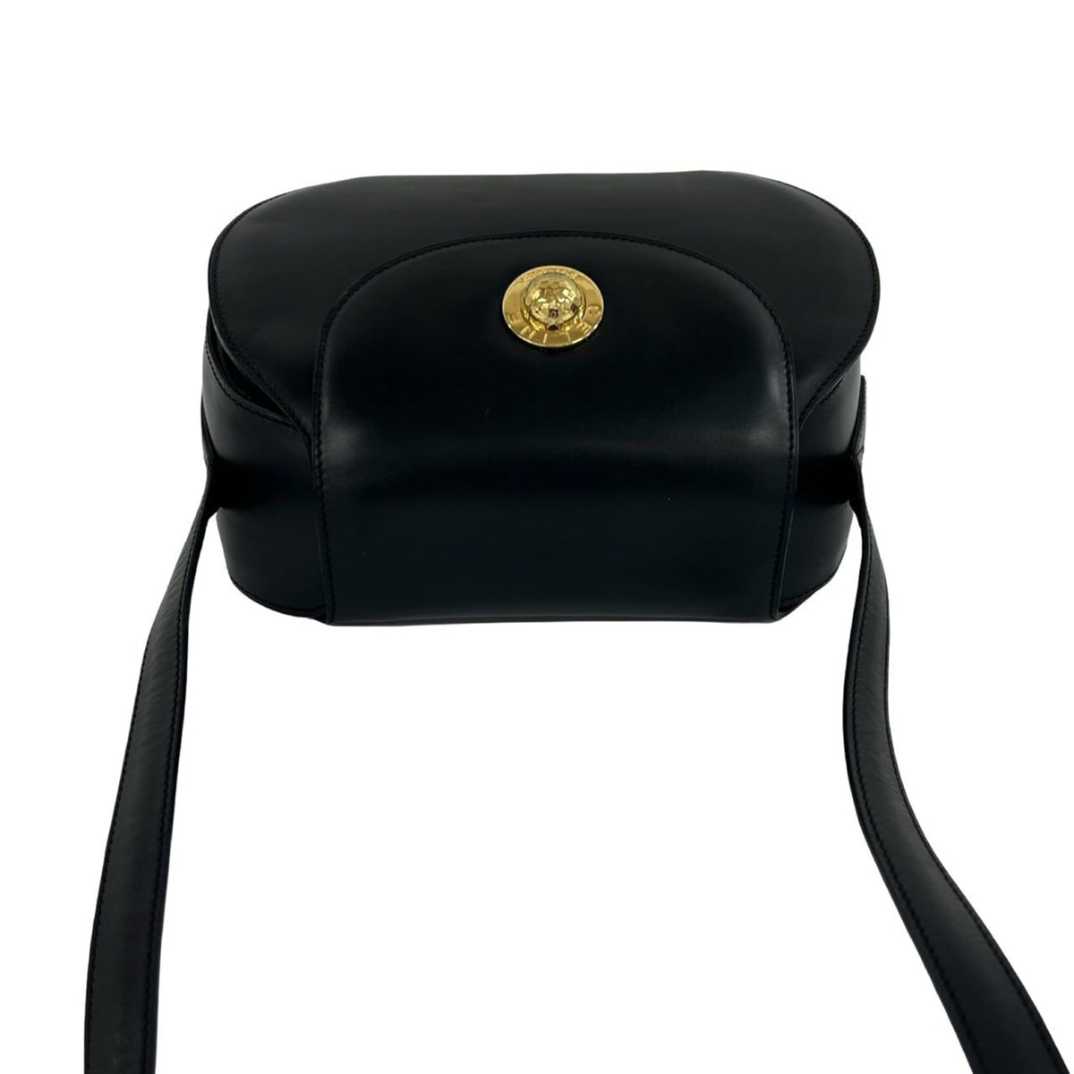Celine Black Leather Pochette Shoulder Bag (Pre-Owned)