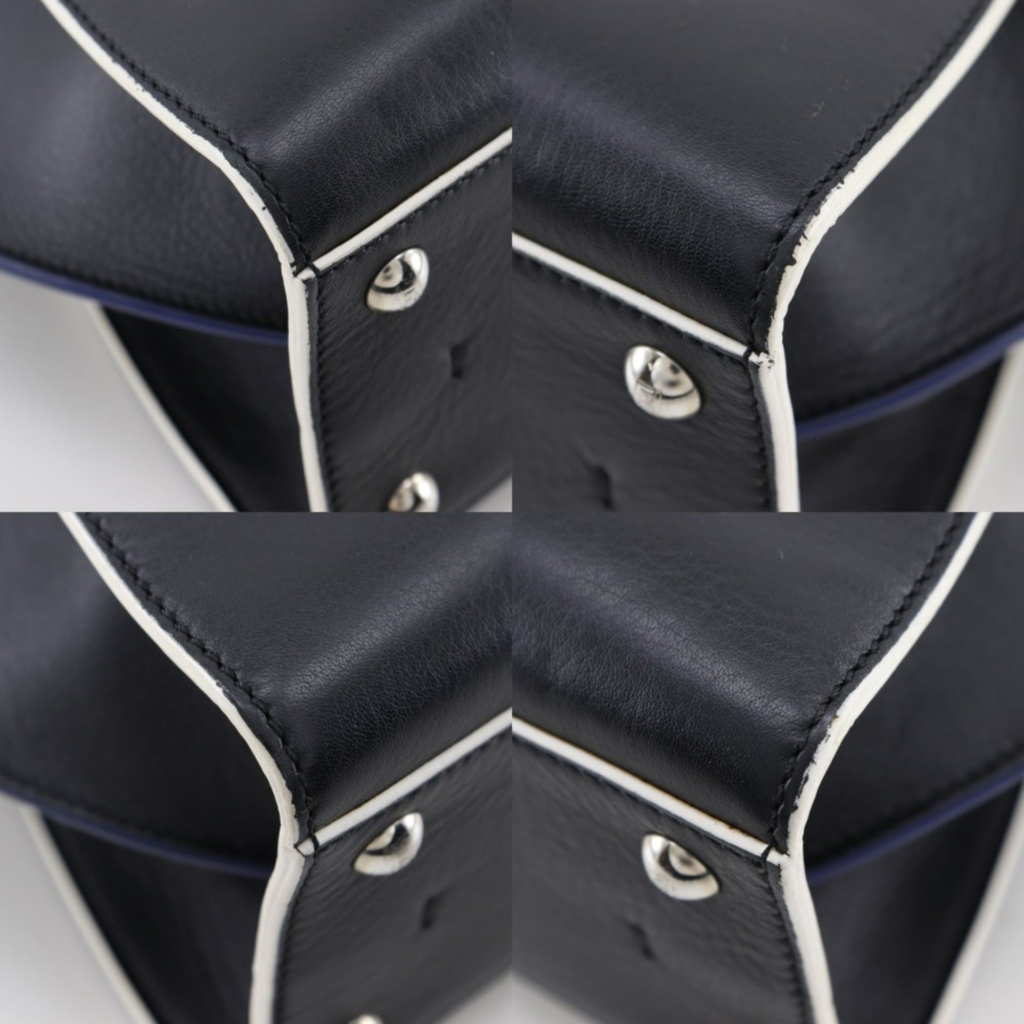 Fendi Black Leather Handbag (Pre-Owned)