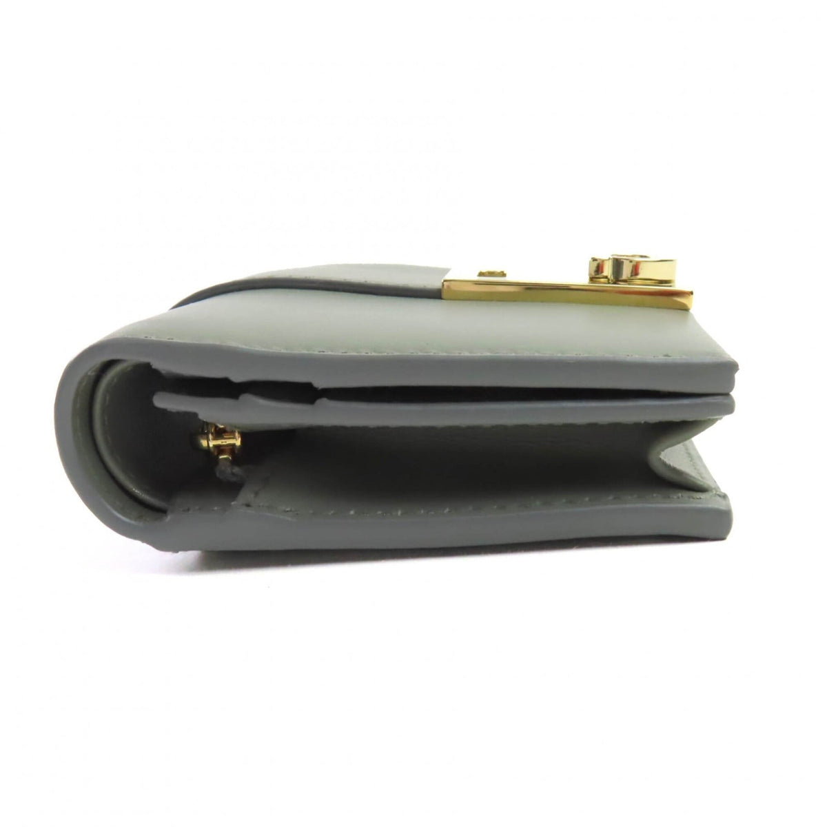 Salvatore Ferragamo Gancini Leather Wallet (Bi-Fold) (Pre-Owned)
