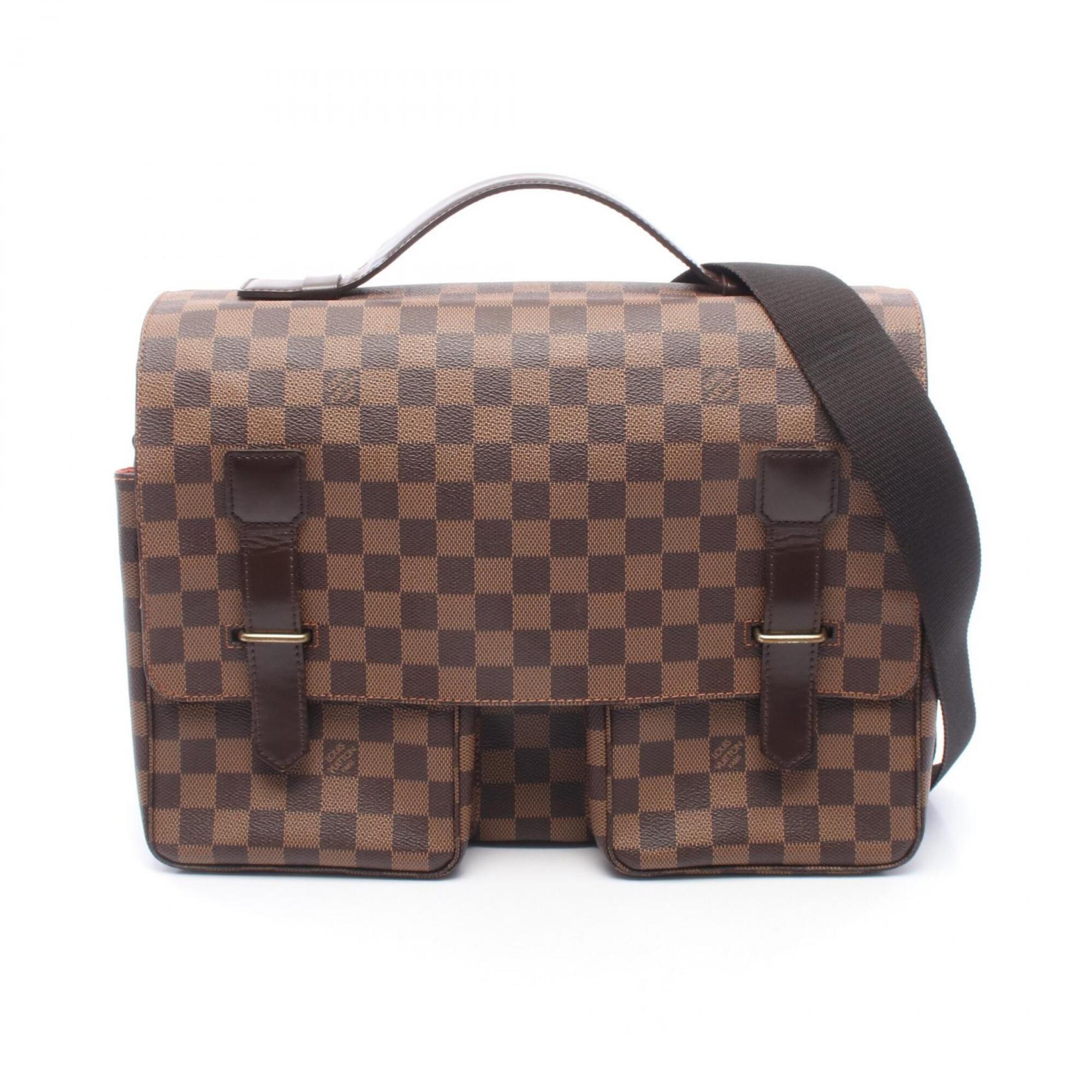 Louis Vuitton Brown Damier Canvas Damier Canvas Handbag Shoulder Bag (Pre-Owned)