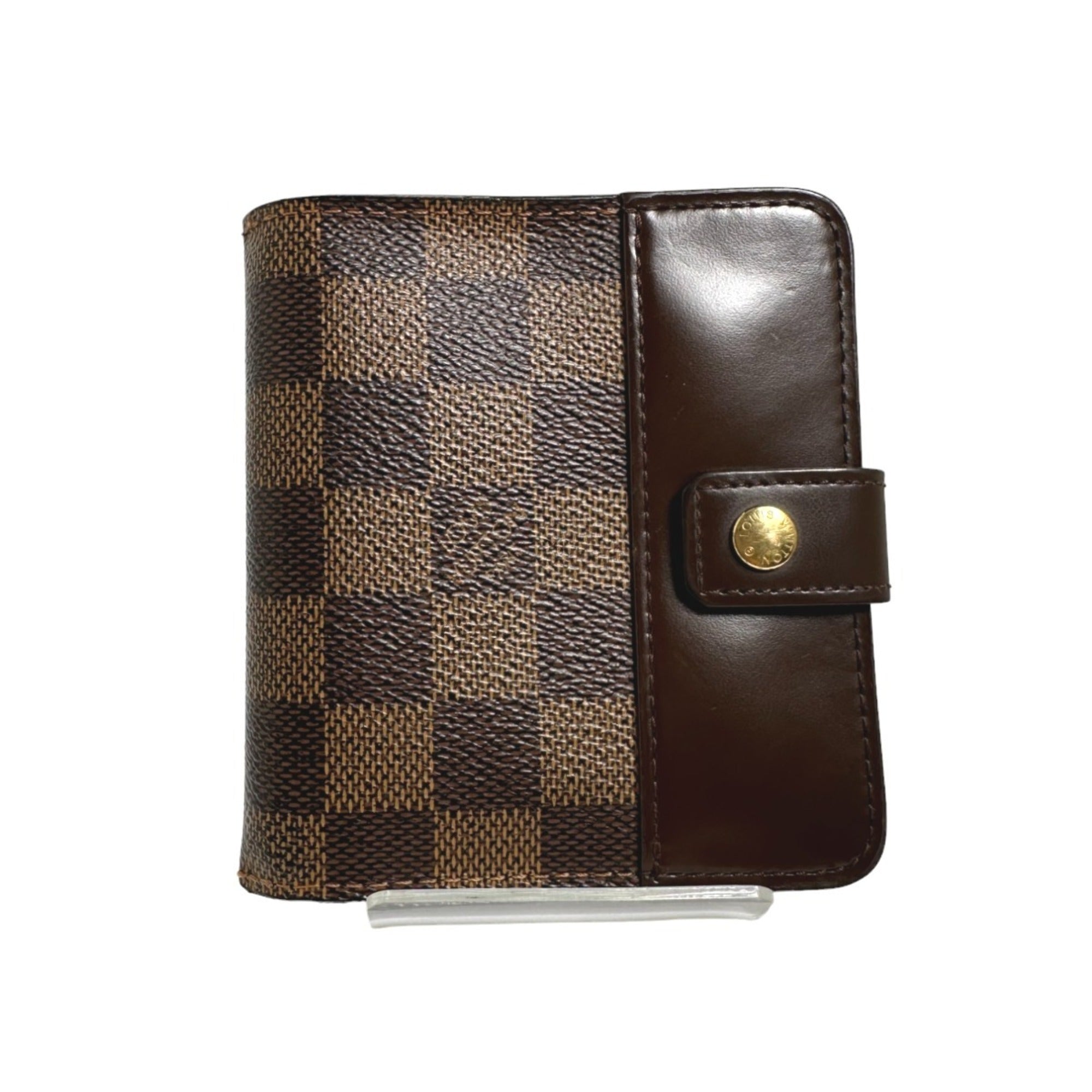 Louis Vuitton Damier Brown Damier Canvas Wallet (Bi-Fold) (Pre-Owned)