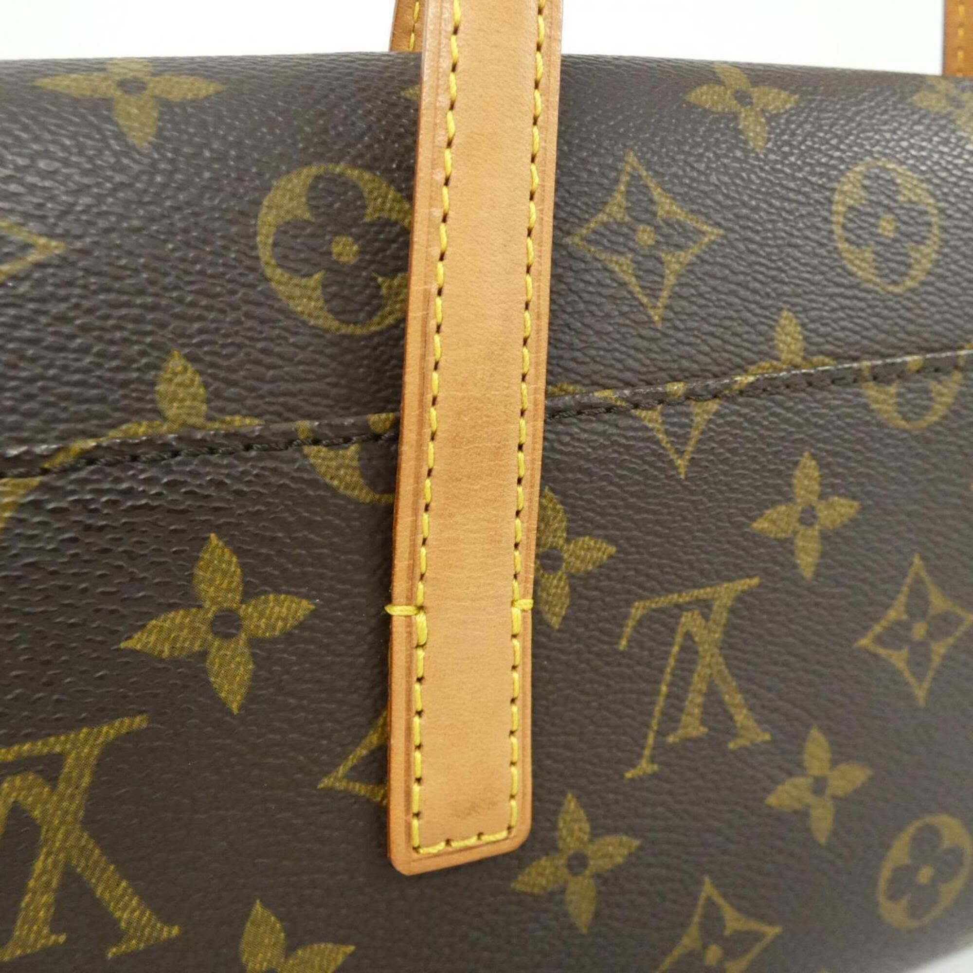 Louis Vuitton Brown Coated Canvas Handbag (Pre-Owned)