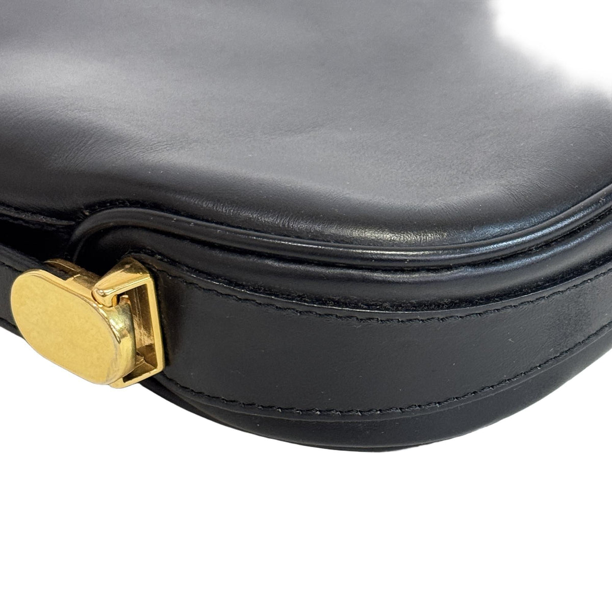 Bally Black Leather Pochette Shoulder Bag (Pre-Owned)