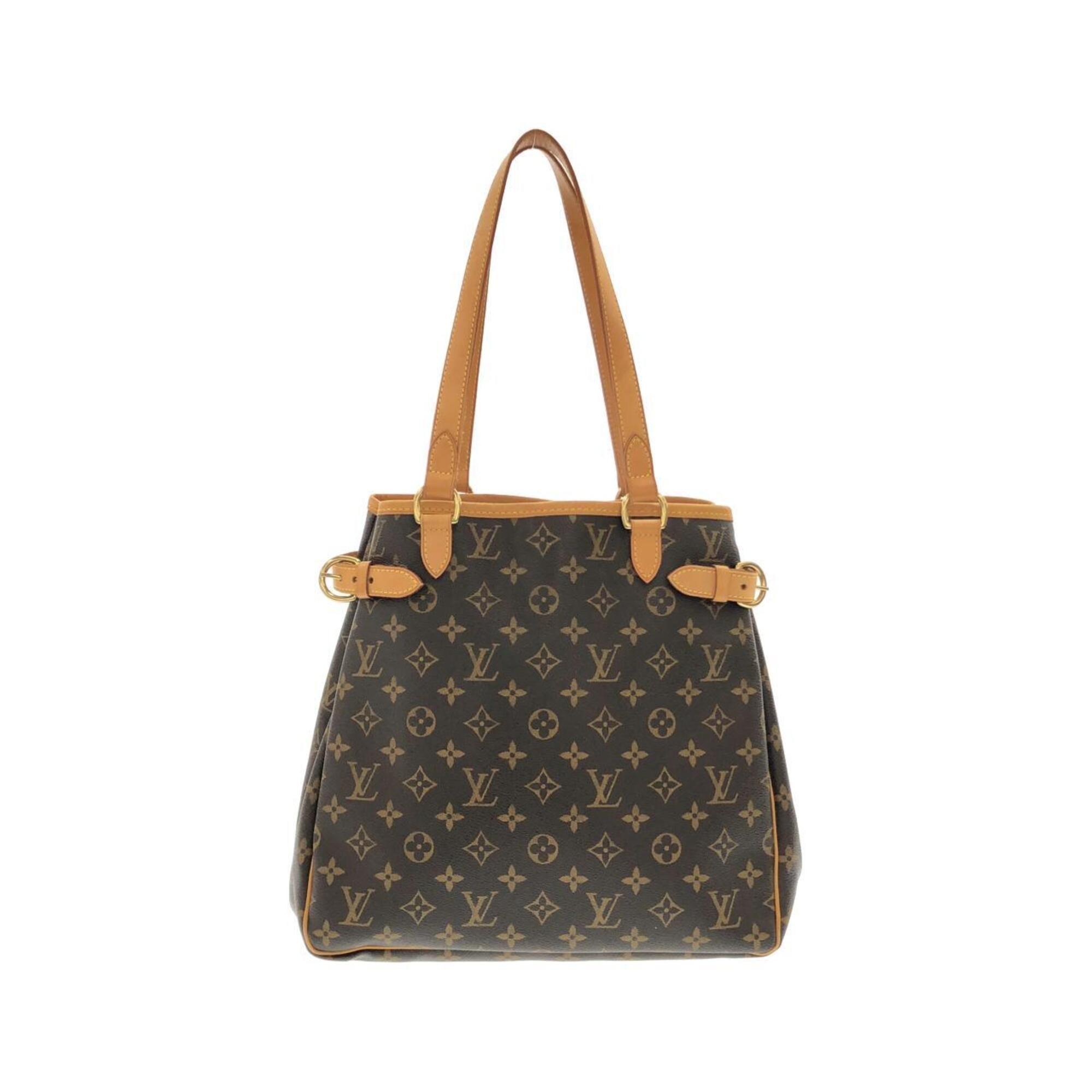 Louis Vuitton Marron Coated Canvas Shoulder Bag (Pre-Owned)
