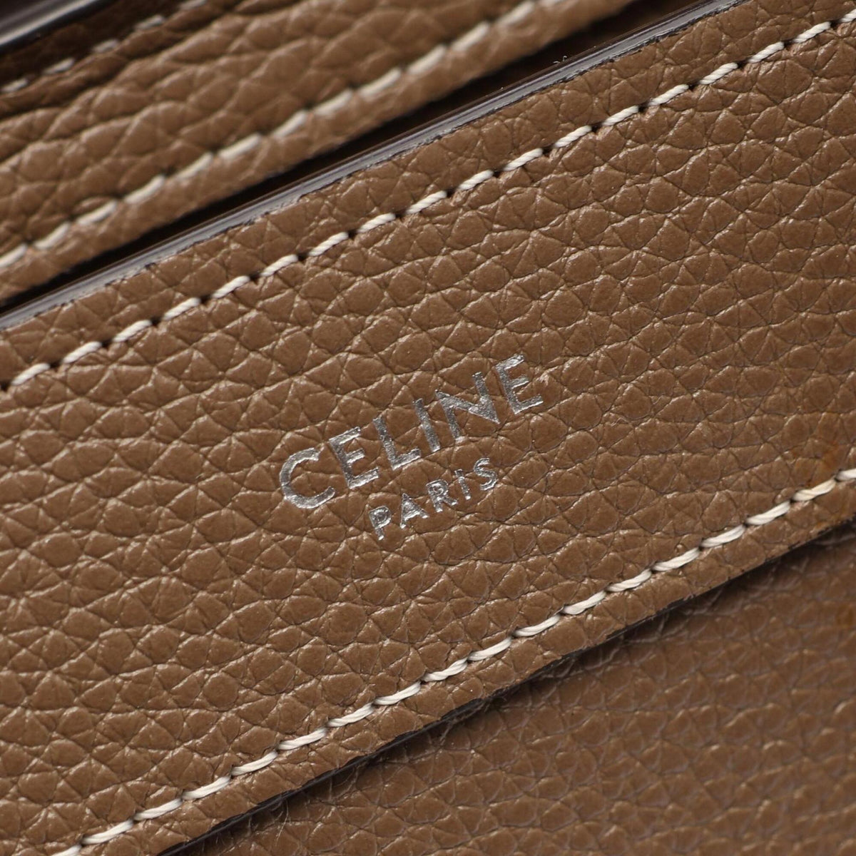 Celine Gray Leather Handbag (Pre-Owned)