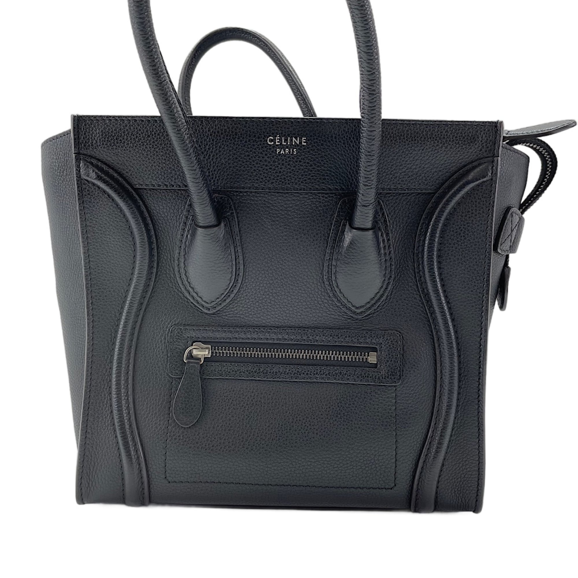Celine Luggage Black Handbag (Pre-Owned)