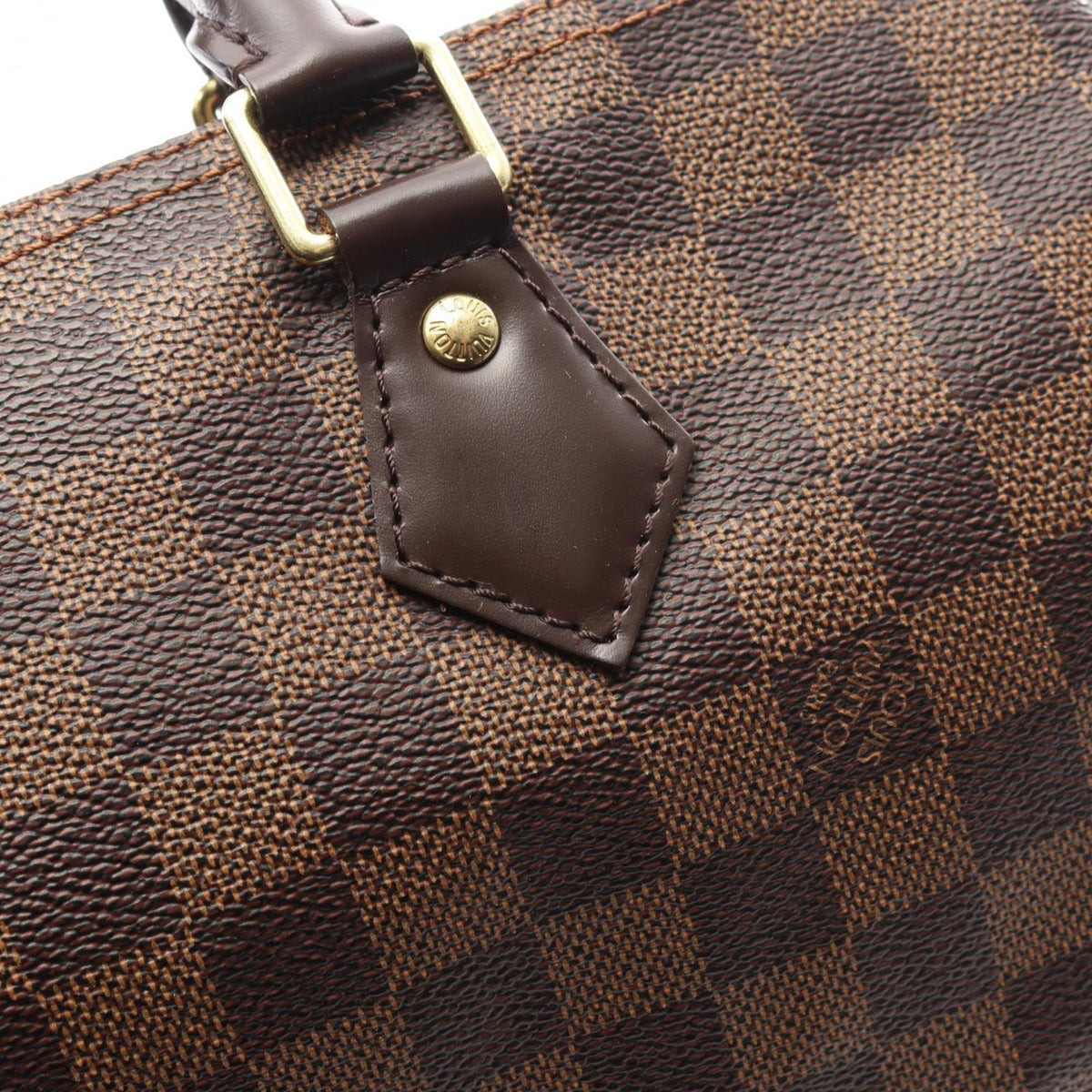 Louis Vuitton Brown Ebene Coated Canvas Leather Handbag (Pre-Owned)