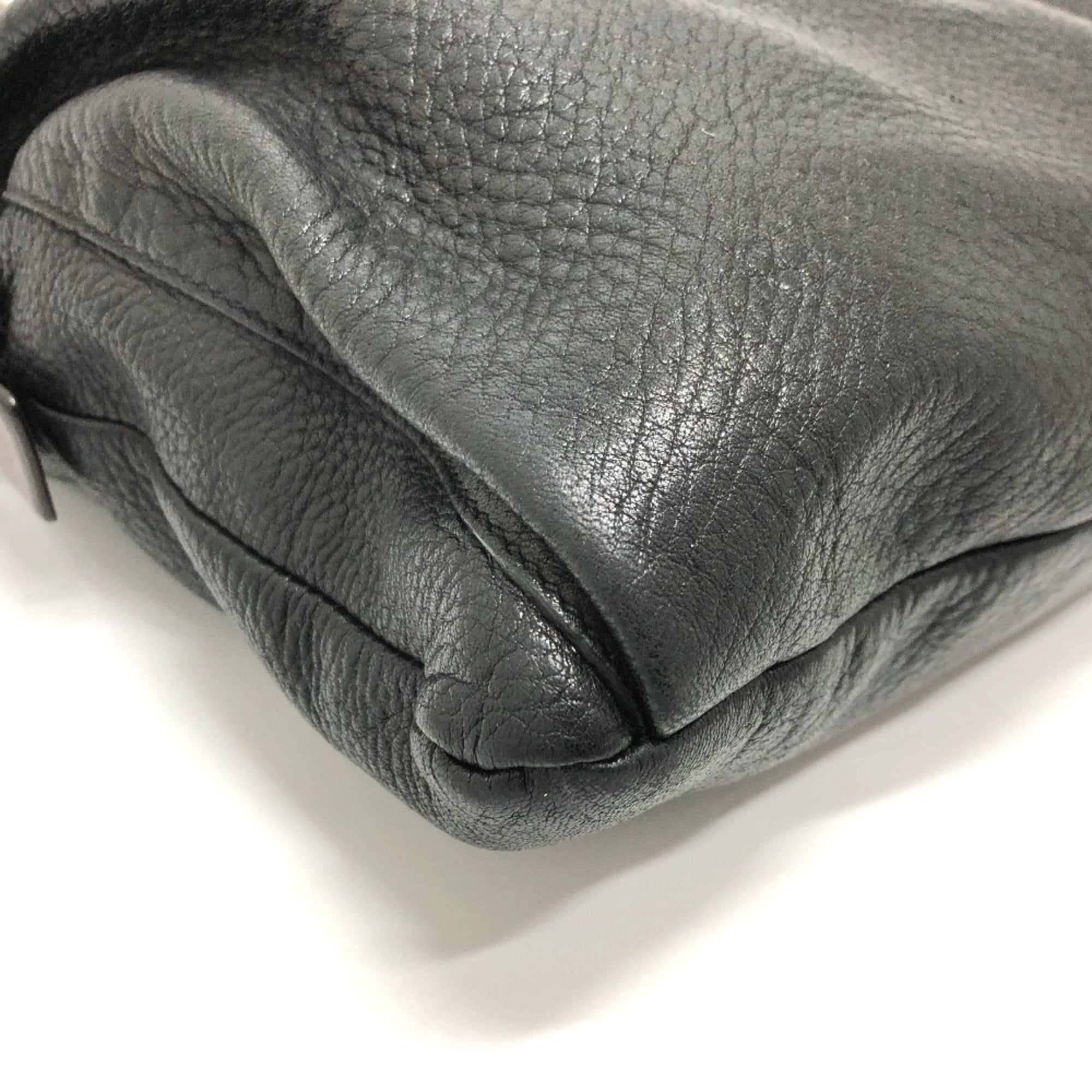 Prada Black Leather Shoulder Bag (Pre-Owned)