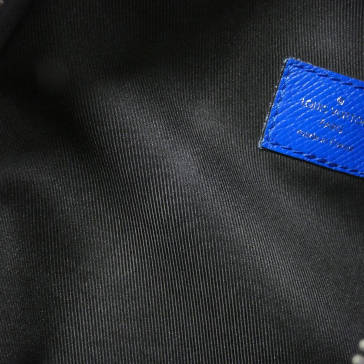 Louis Vuitton Blue Coated Canvas Leather Shoulder Bag (Pre-Owned)