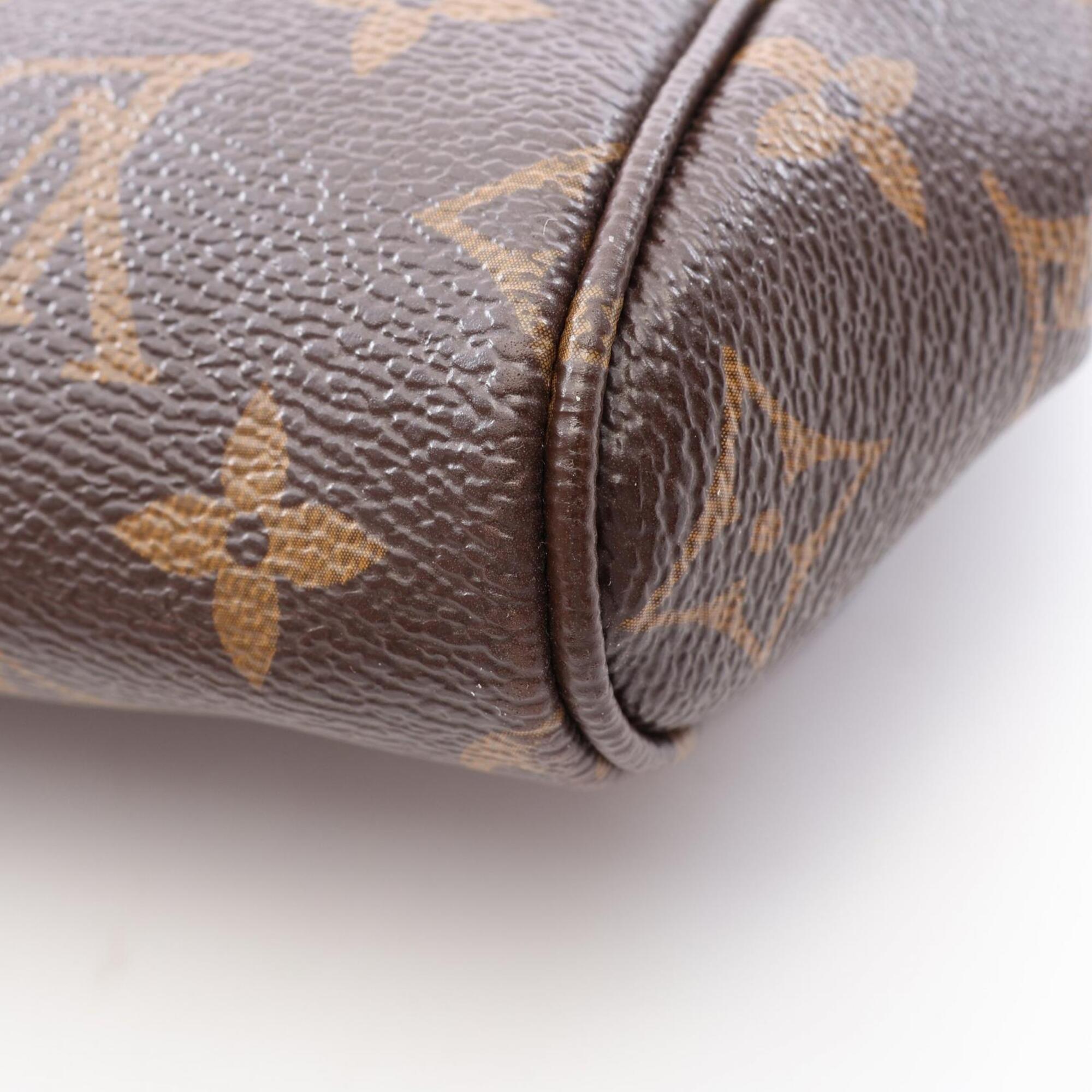 Louis Vuitton Brown Coated Canvas Pvc Leather Handbag (Pre-Owned)