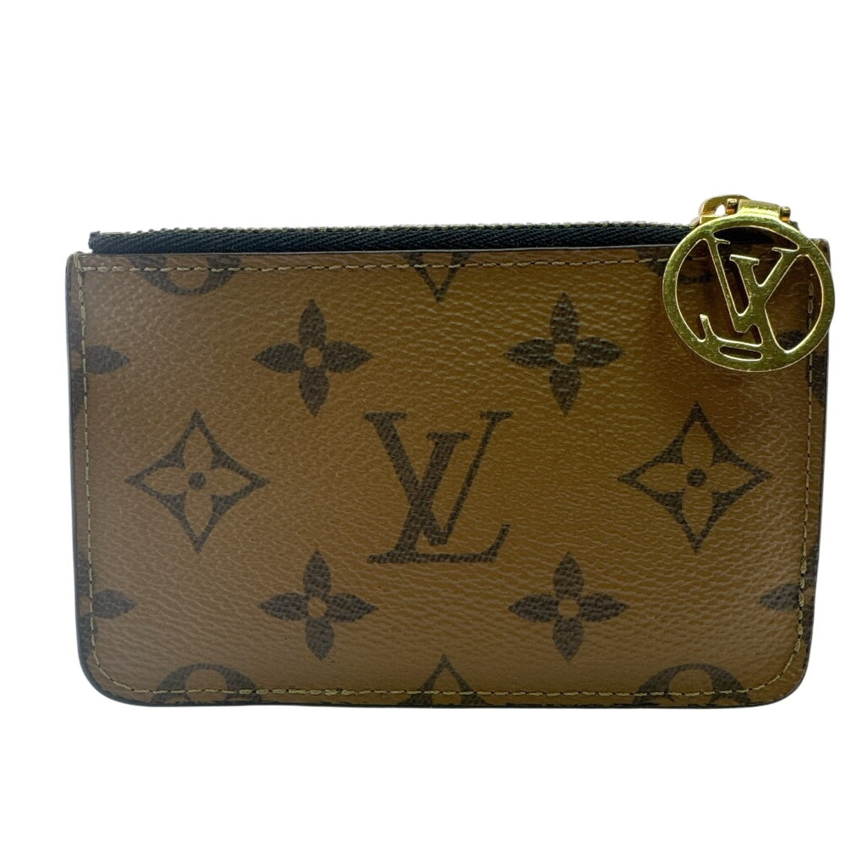 Louis Vuitton Monogram Reverse Brown Monogram Reverse Monogram Reverse Coin Purse/Coin Case (Pre-Owned)