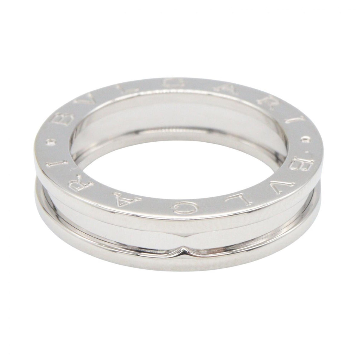 Bvlgari Silver White Gold (18K) Band Ring (Pre-Owned)