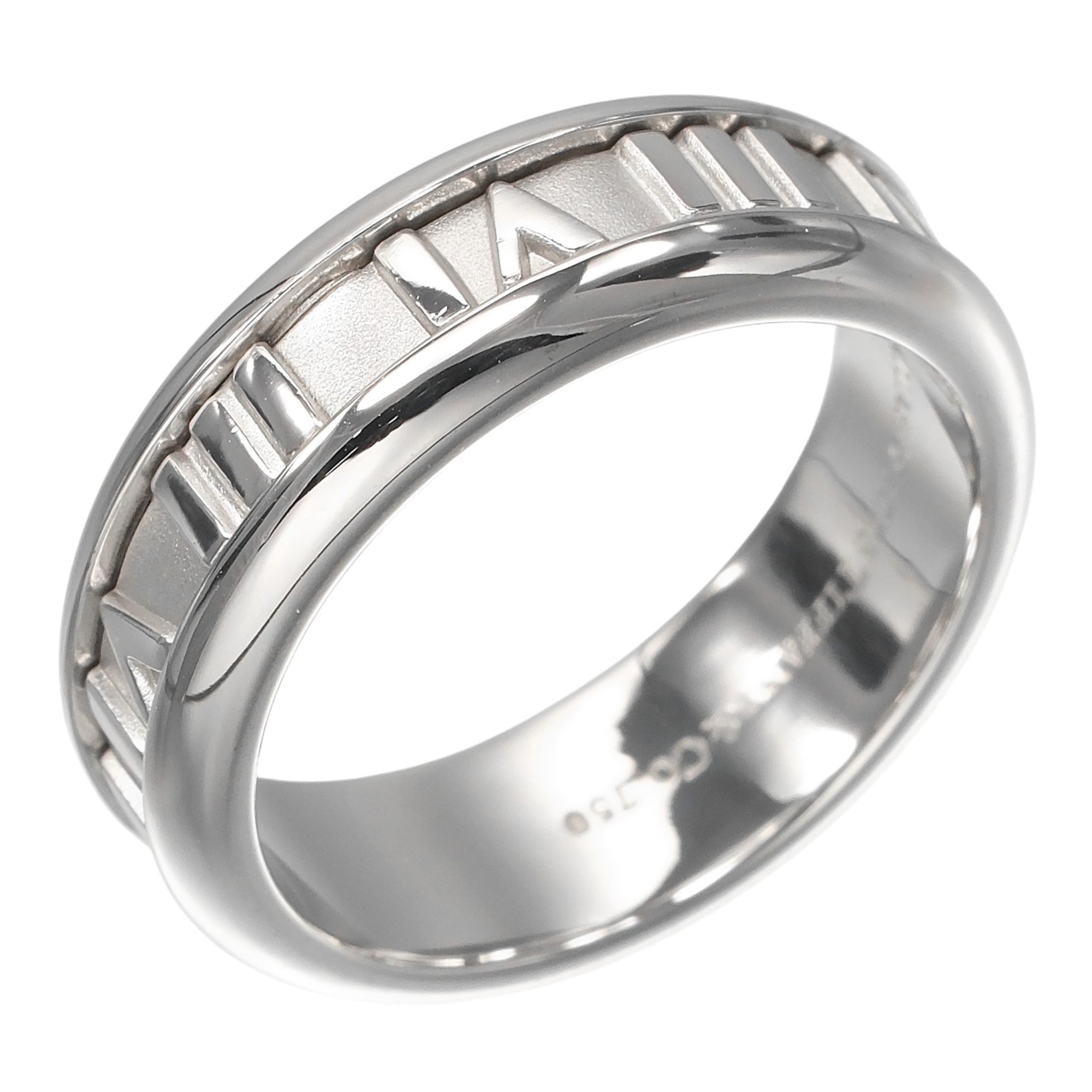 Tiffany White Gold (18K) Band Ring (Pre-Owned)
