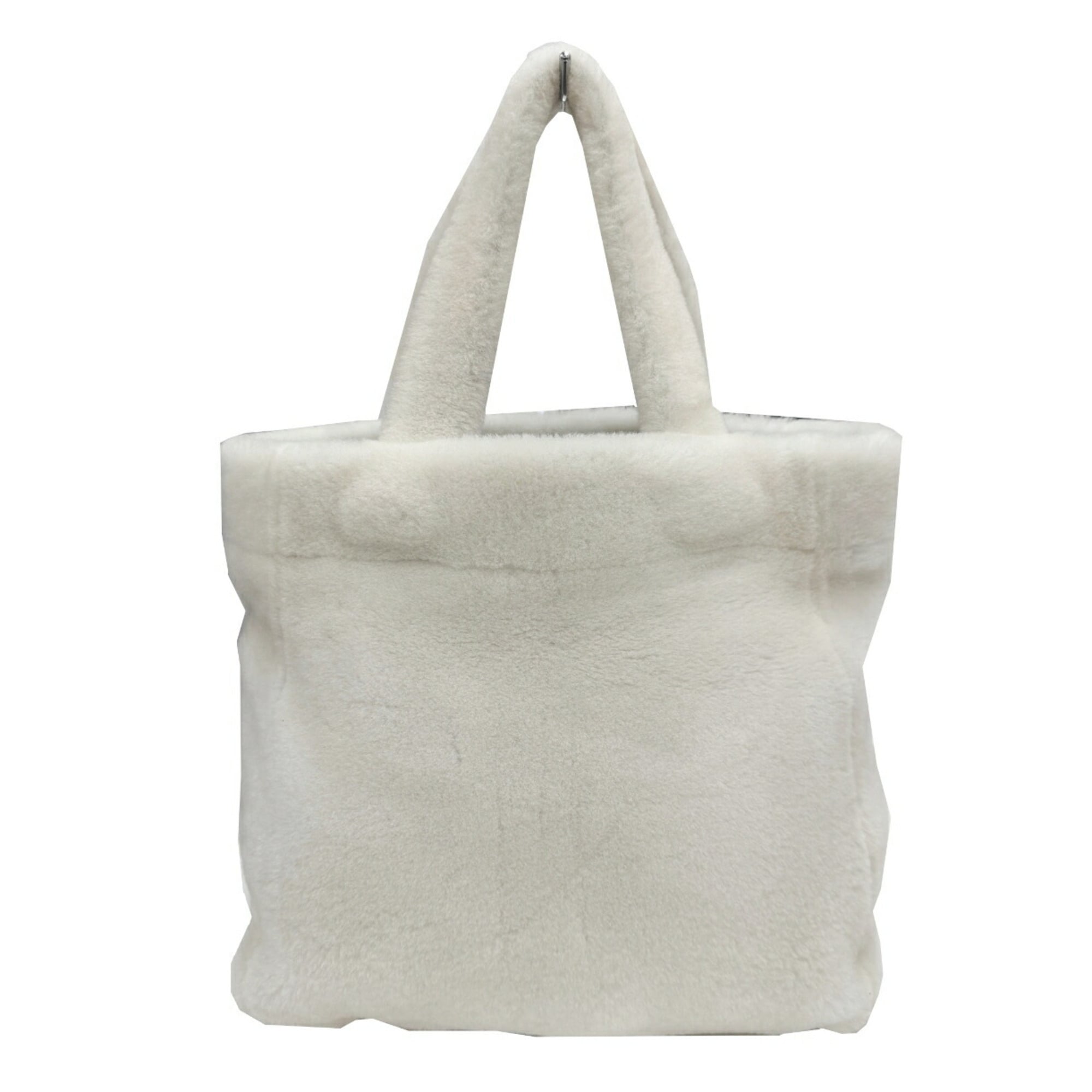 Prada White Handbag Shoulder Bag Tote Bag (Pre-Owned)