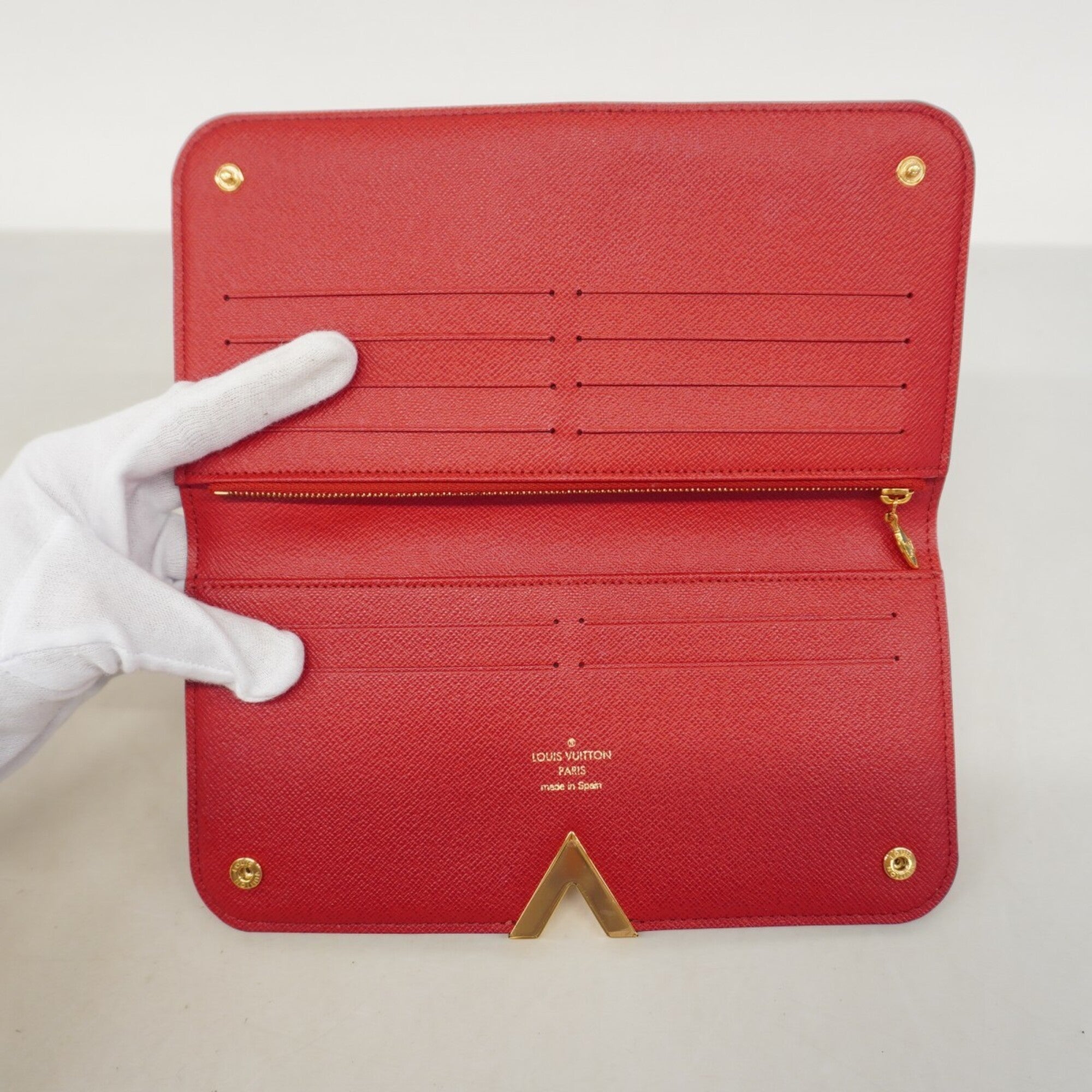 Louis Vuitton Cerise Long Wallet (Bi-Fold) (Pre-Owned)