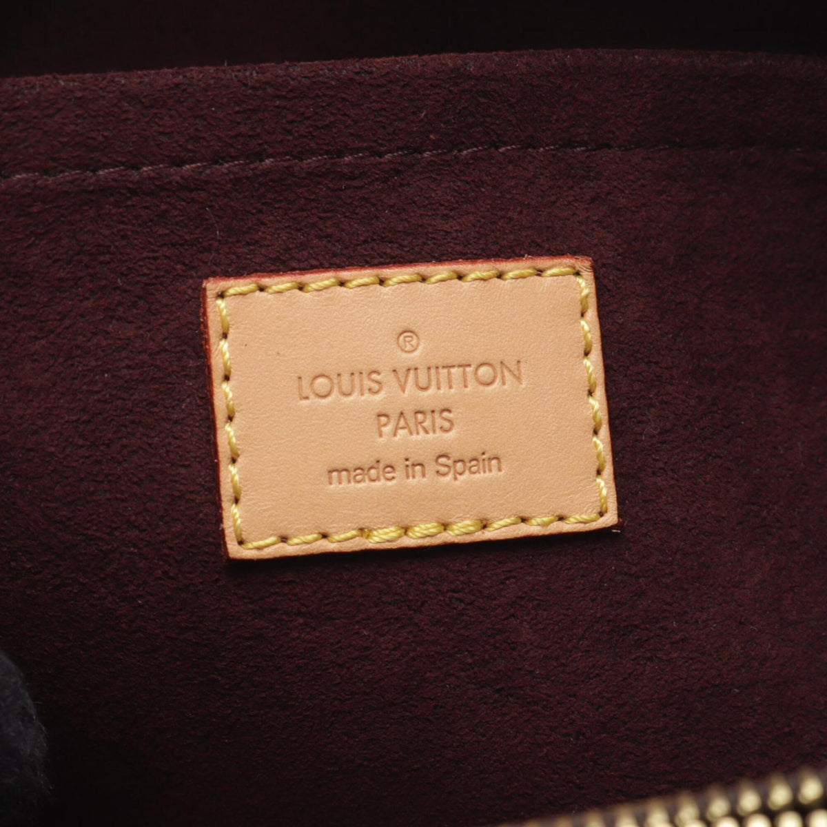 Louis Vuitton Brown Pvc Coated Canvas Leather Handbag (Pre-Owned)