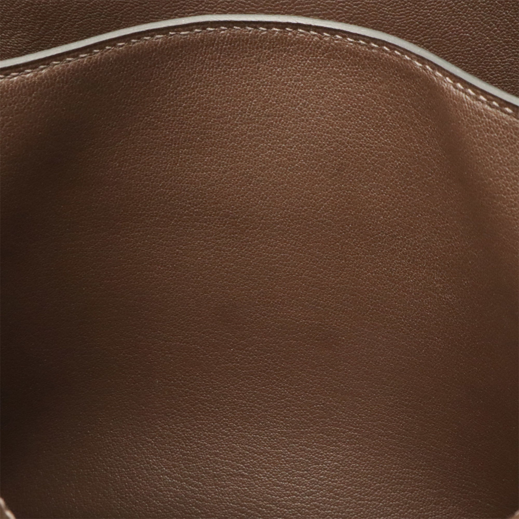 Hermes Brown Taurillon Clemence Leather Shoulder Bag (Pre-Owned)