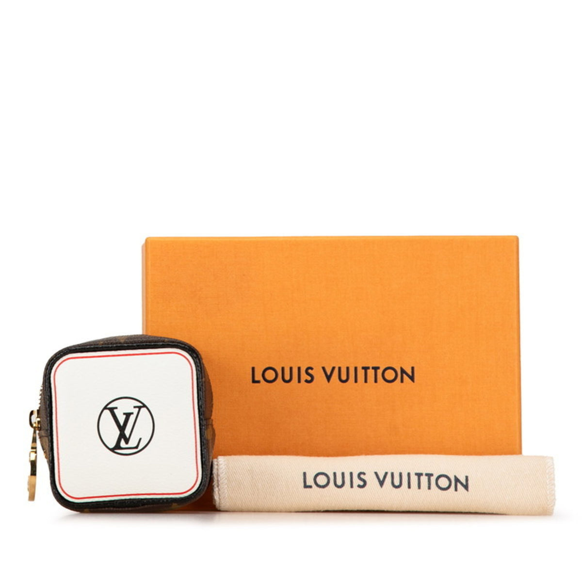Louis Vuitton Brown Multi-Color Pvc Leather Pouch (Pre-Owned)