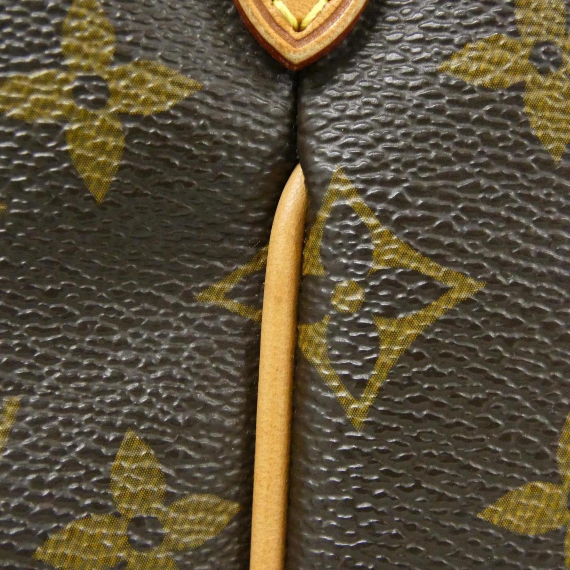 Louis Vuitton Brown Coated Canvas Handbag (Pre-Owned)