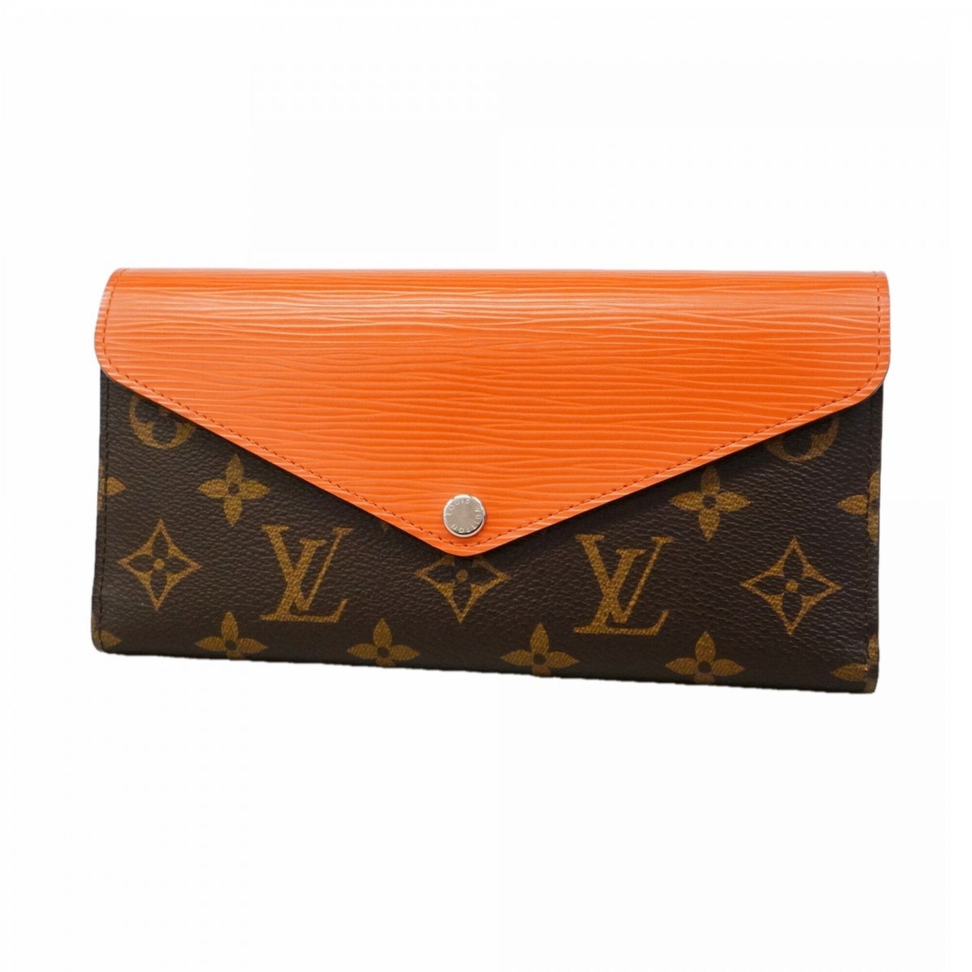 Louis Vuitton Brown Pimont Long Wallet (Tri-Fold) (Pre-Owned)