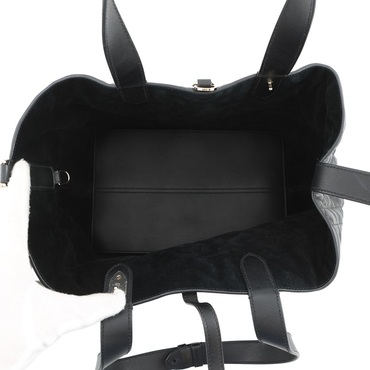 Christian Dior Black Leather Handbag (Pre-Owned)