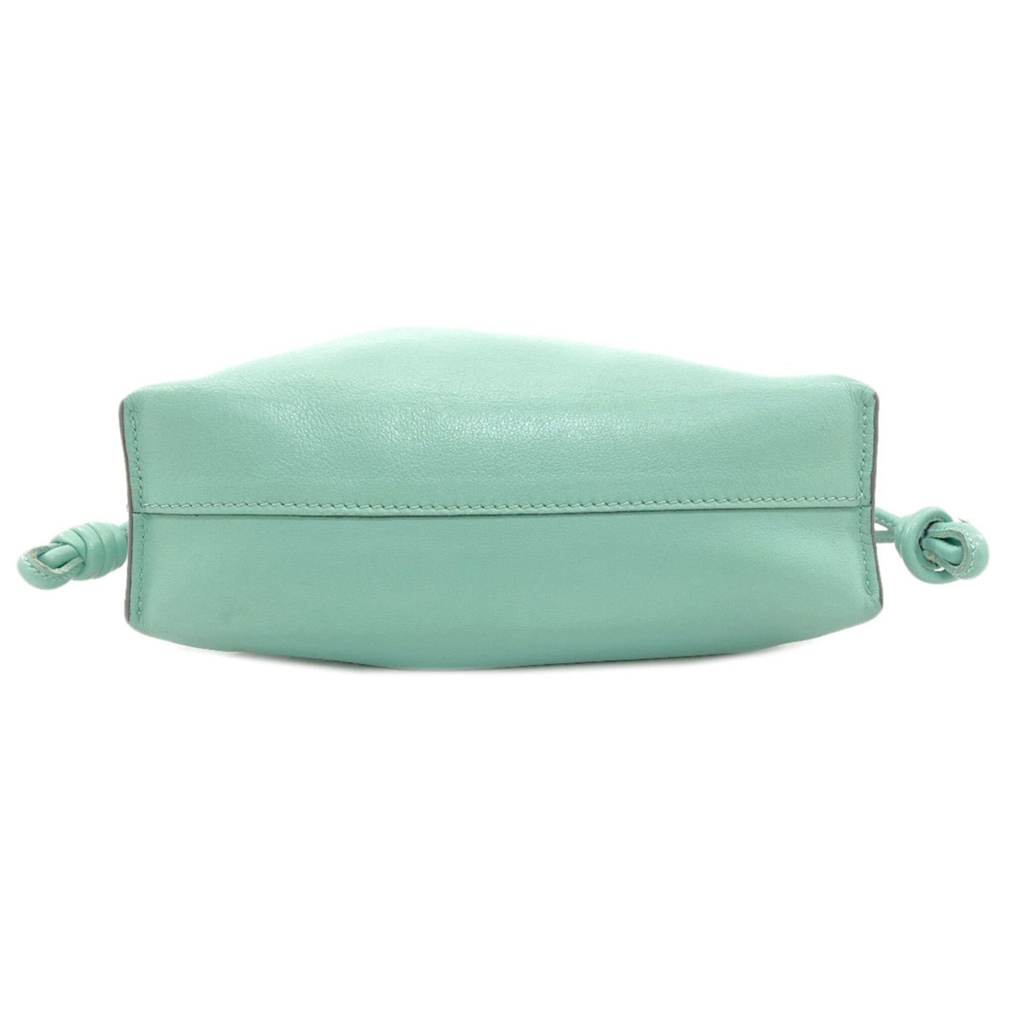 Loewe Green Leather Shoulder Bag (Pre-Owned)