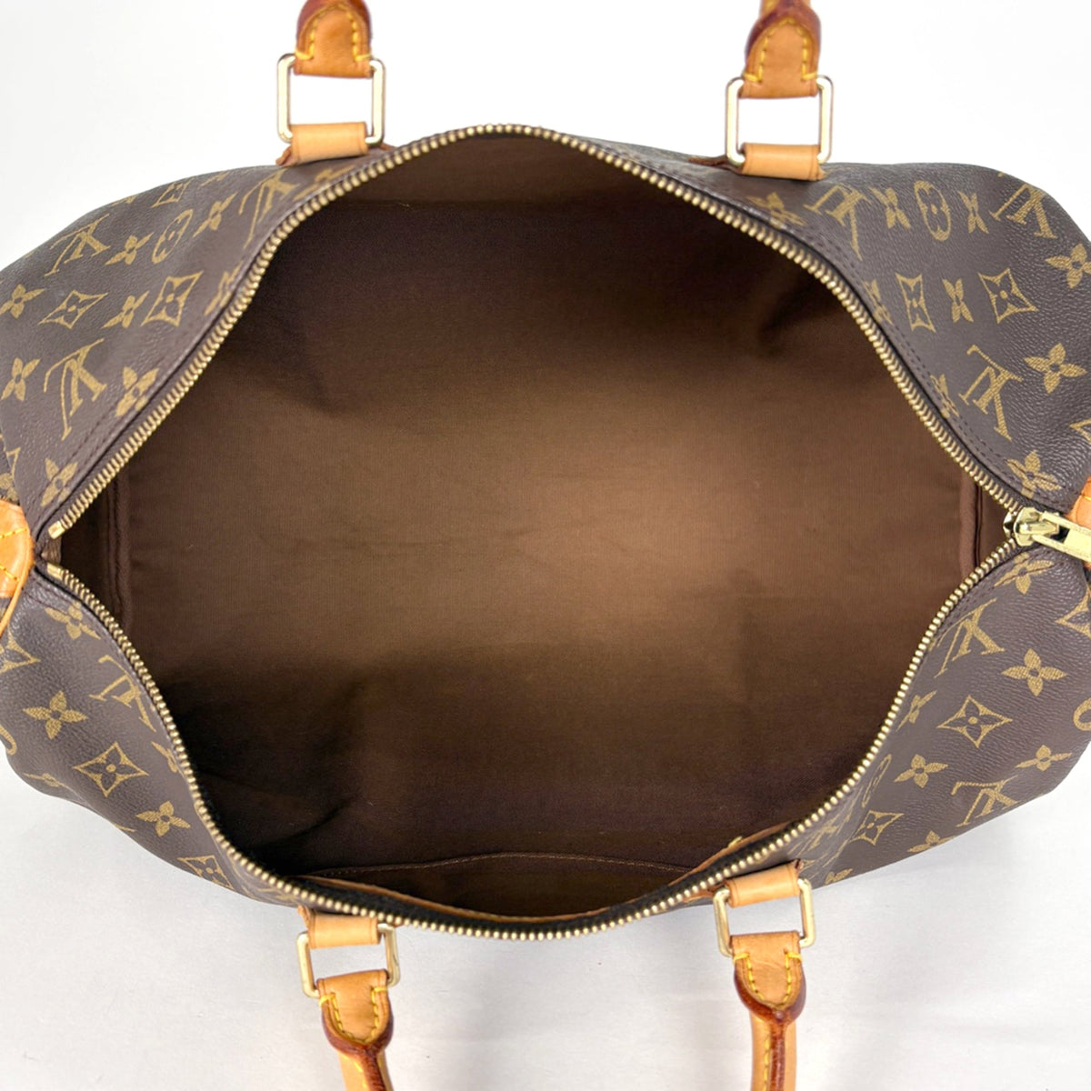 Louis Vuitton Brown Monogram Monogram Boston Bag Handbag (Pre-Owned)