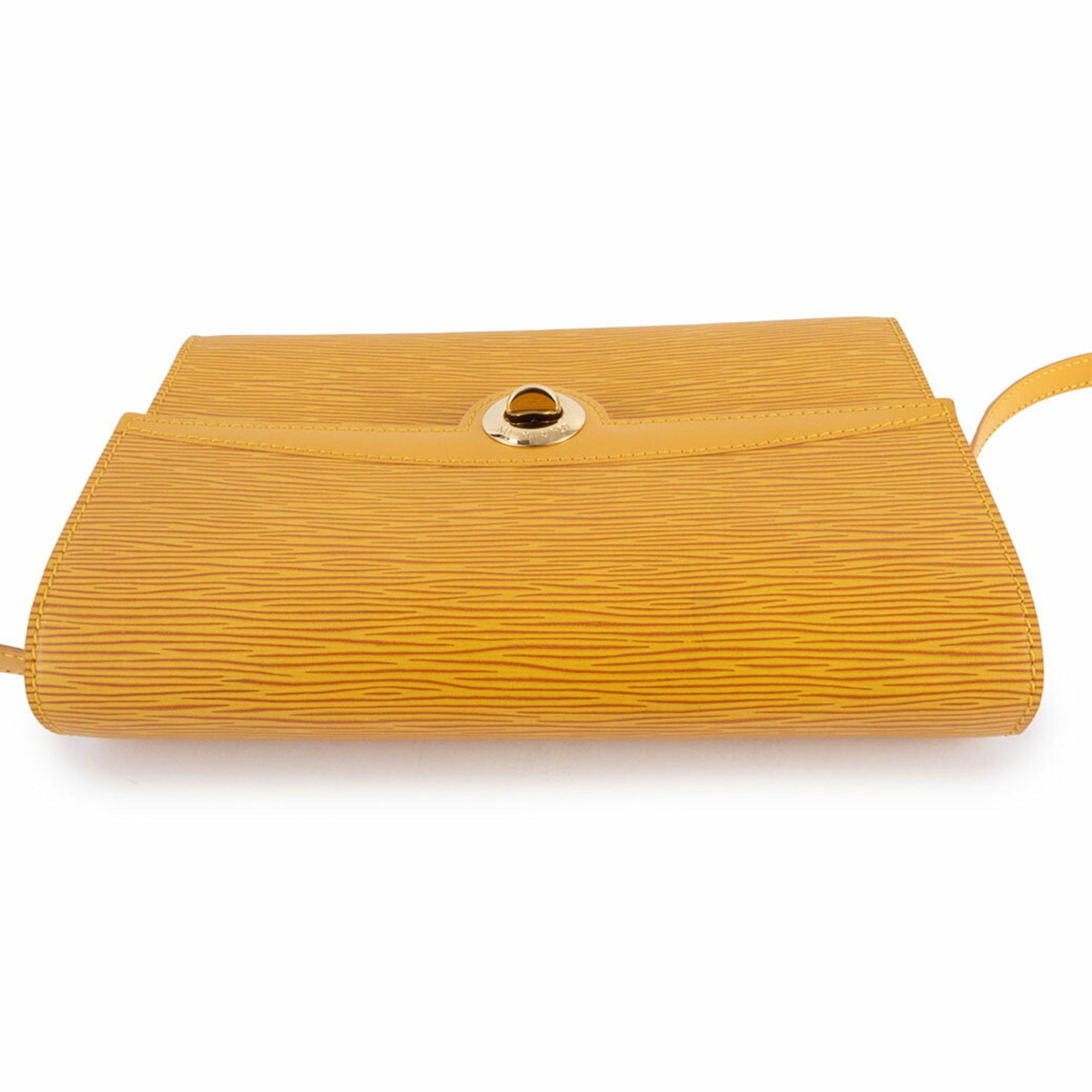 Louis Vuitton Yellow Epi Leather Pochette Shoulder Bag (Pre-Owned)