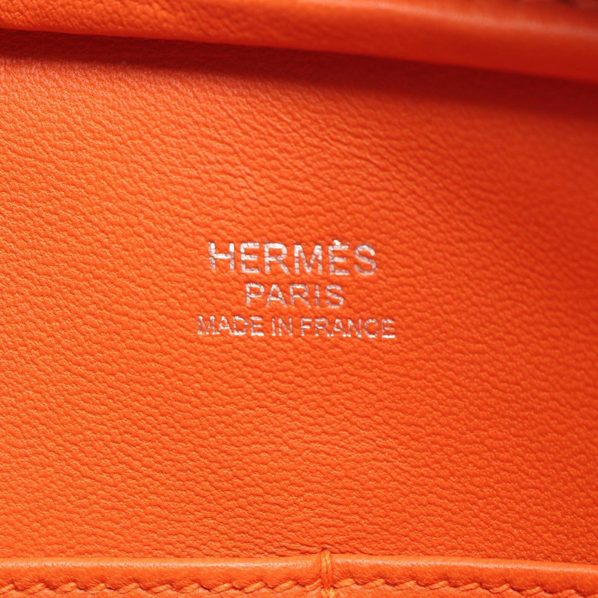 Hermes Orange Epsom Leather Leather Handbag (Pre-Owned)
