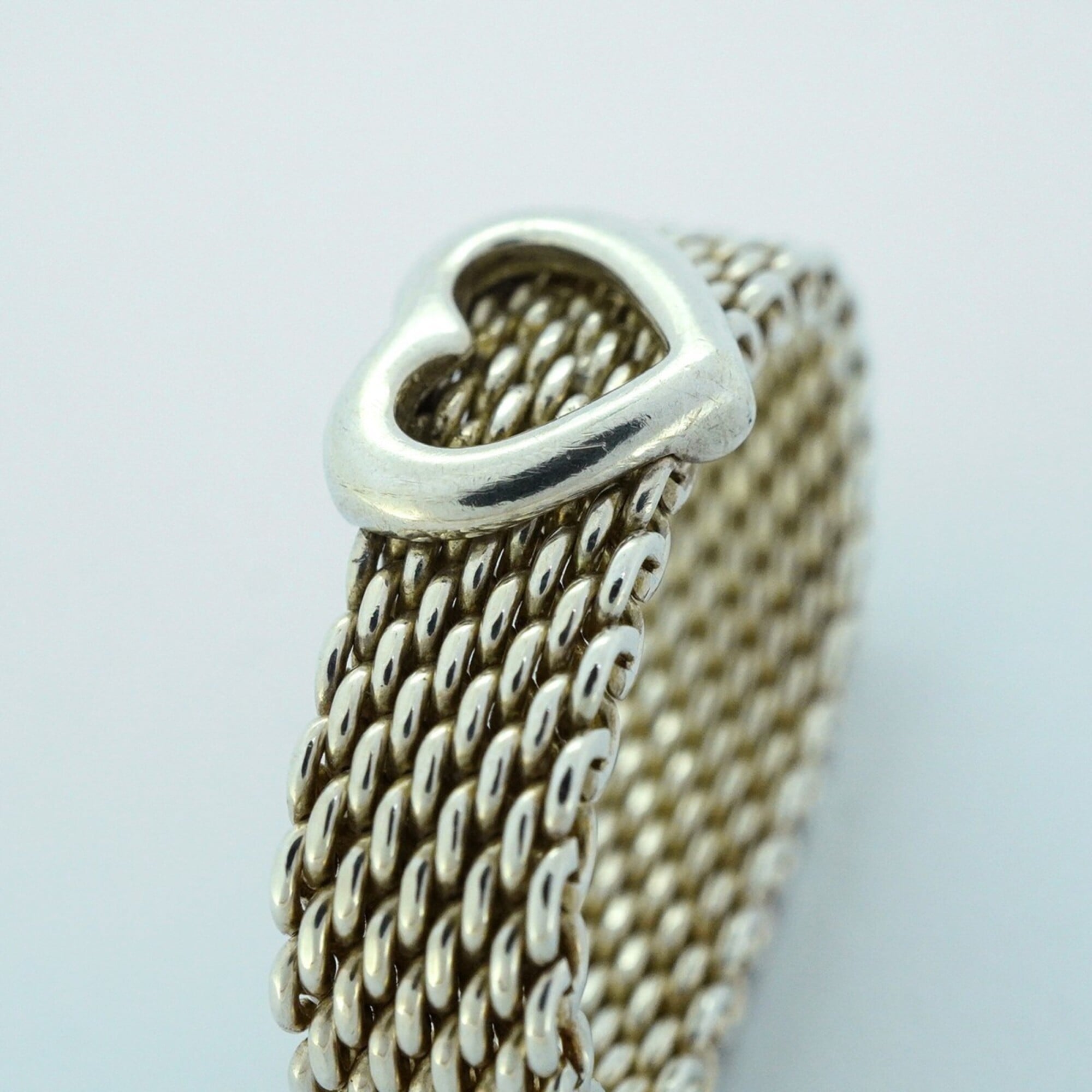 Tiffany Silver 925 Band Ring (Pre-Owned)