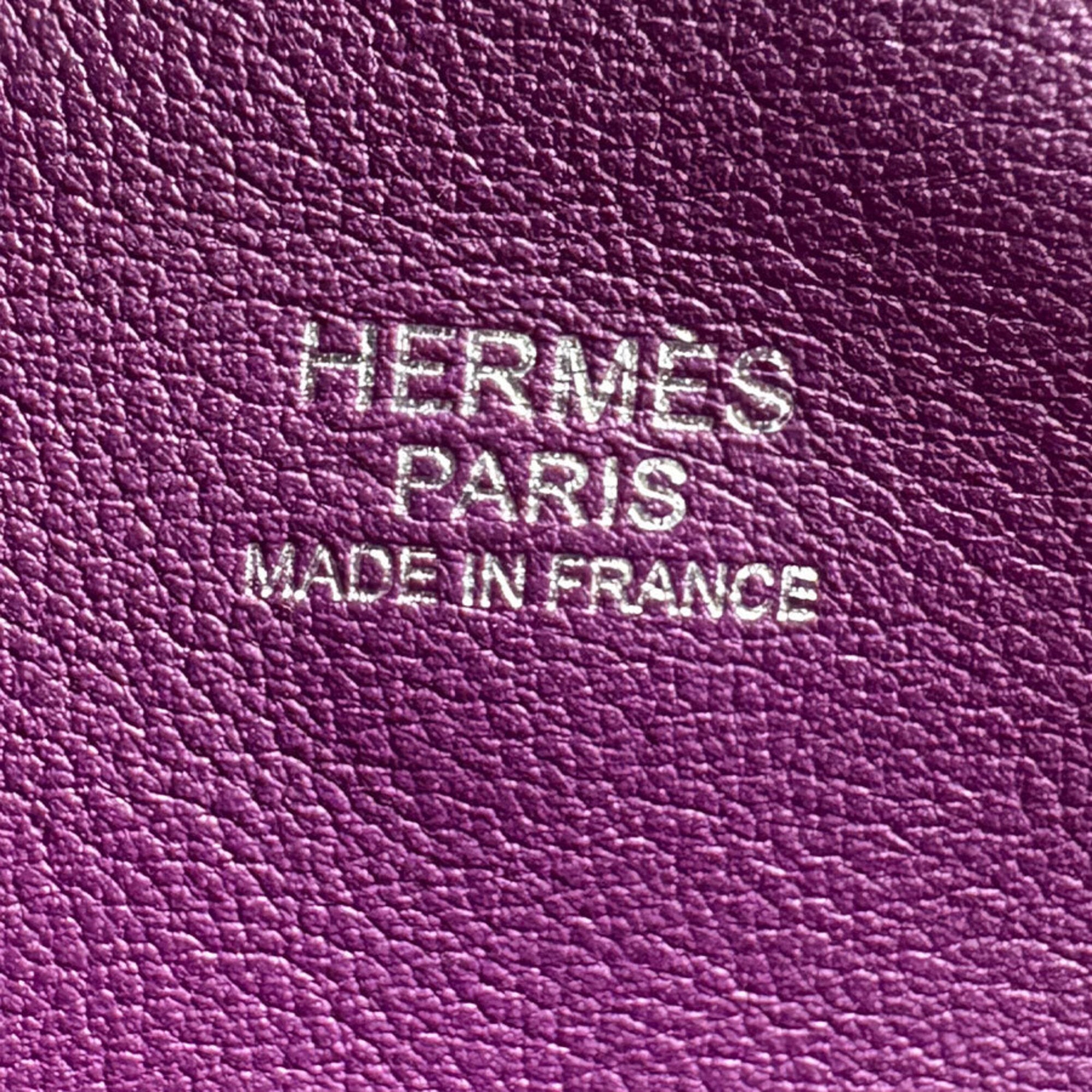 Hermes Anemone Swift Leather Handbag Shoulder Bag (Pre-Owned)