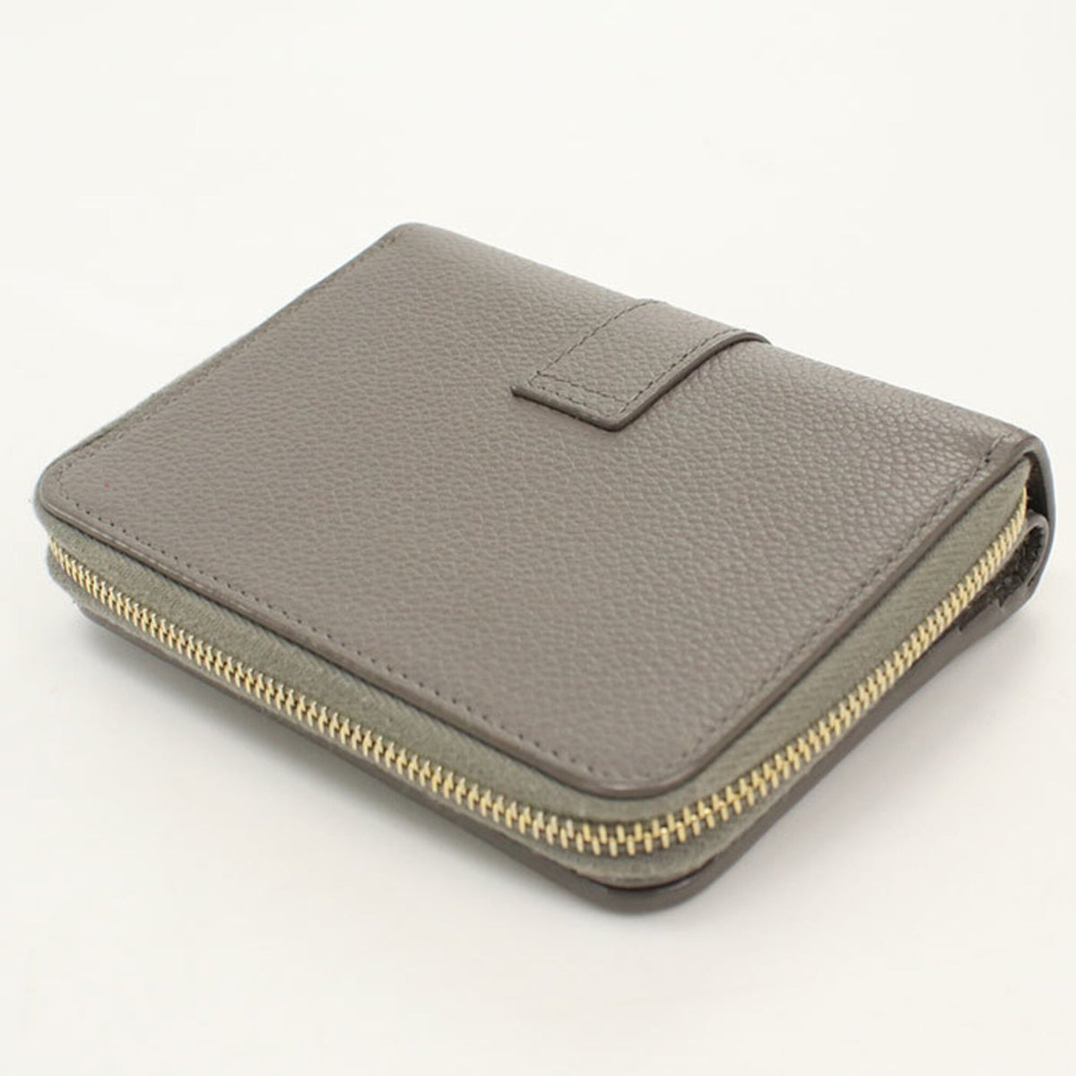Saint Laurent Gray Leather Wallet (Bi-Fold) (Pre-Owned)