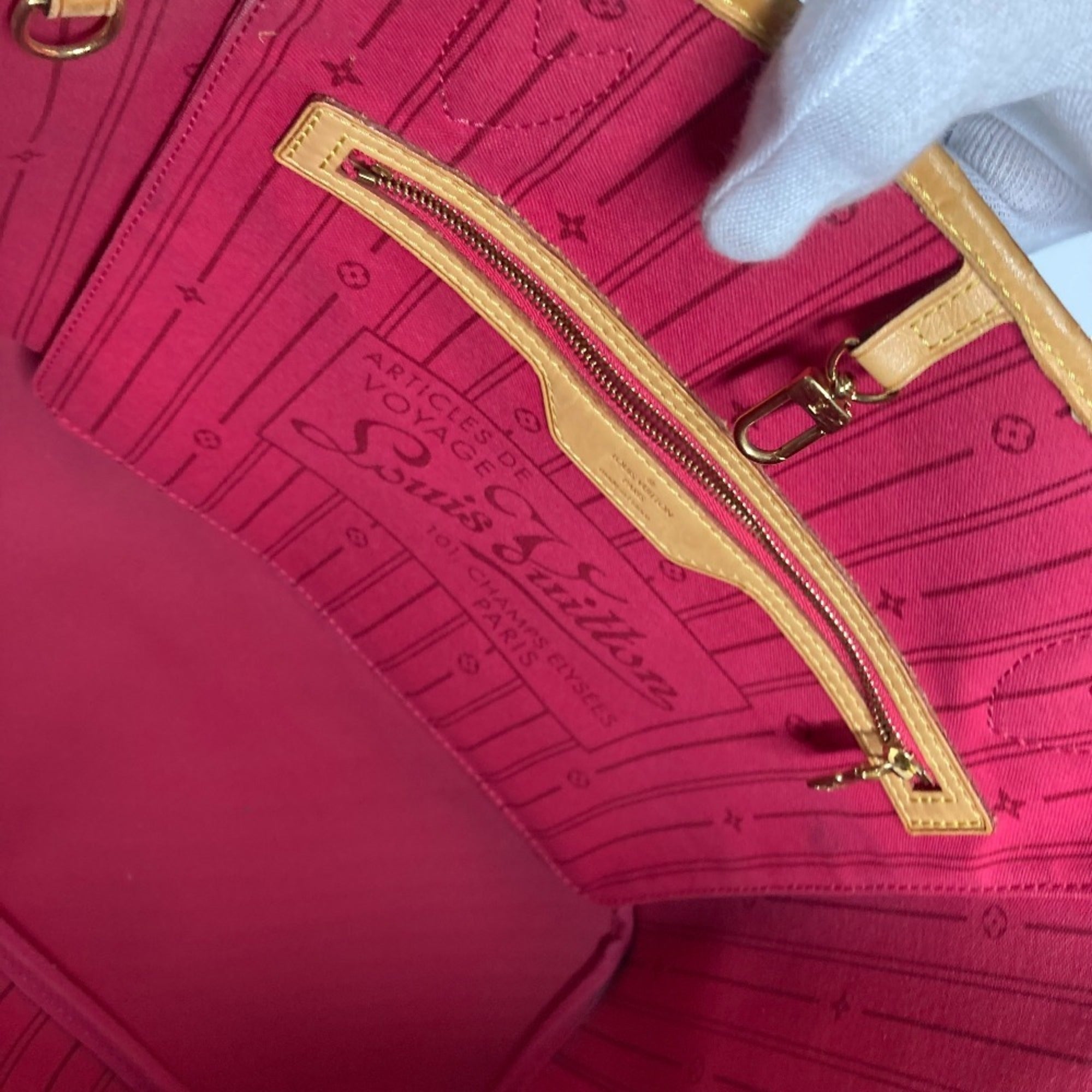 Louis Vuitton Brown Monogram Pink Pivoine Monogram Shoulder Bag Tote Bag (Pre-Owned)
