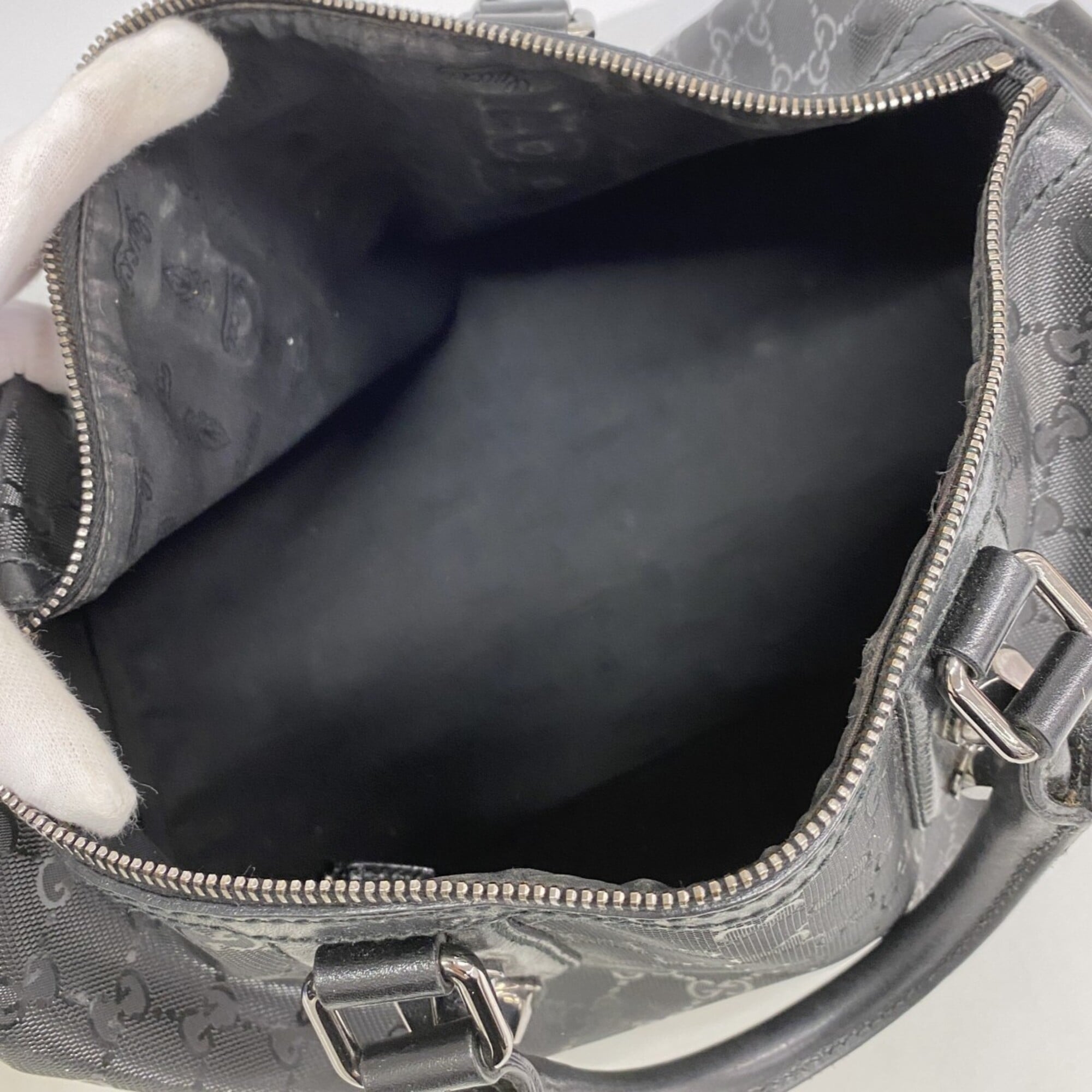 Gucci Black Pvc Handbag (Pre-Owned)