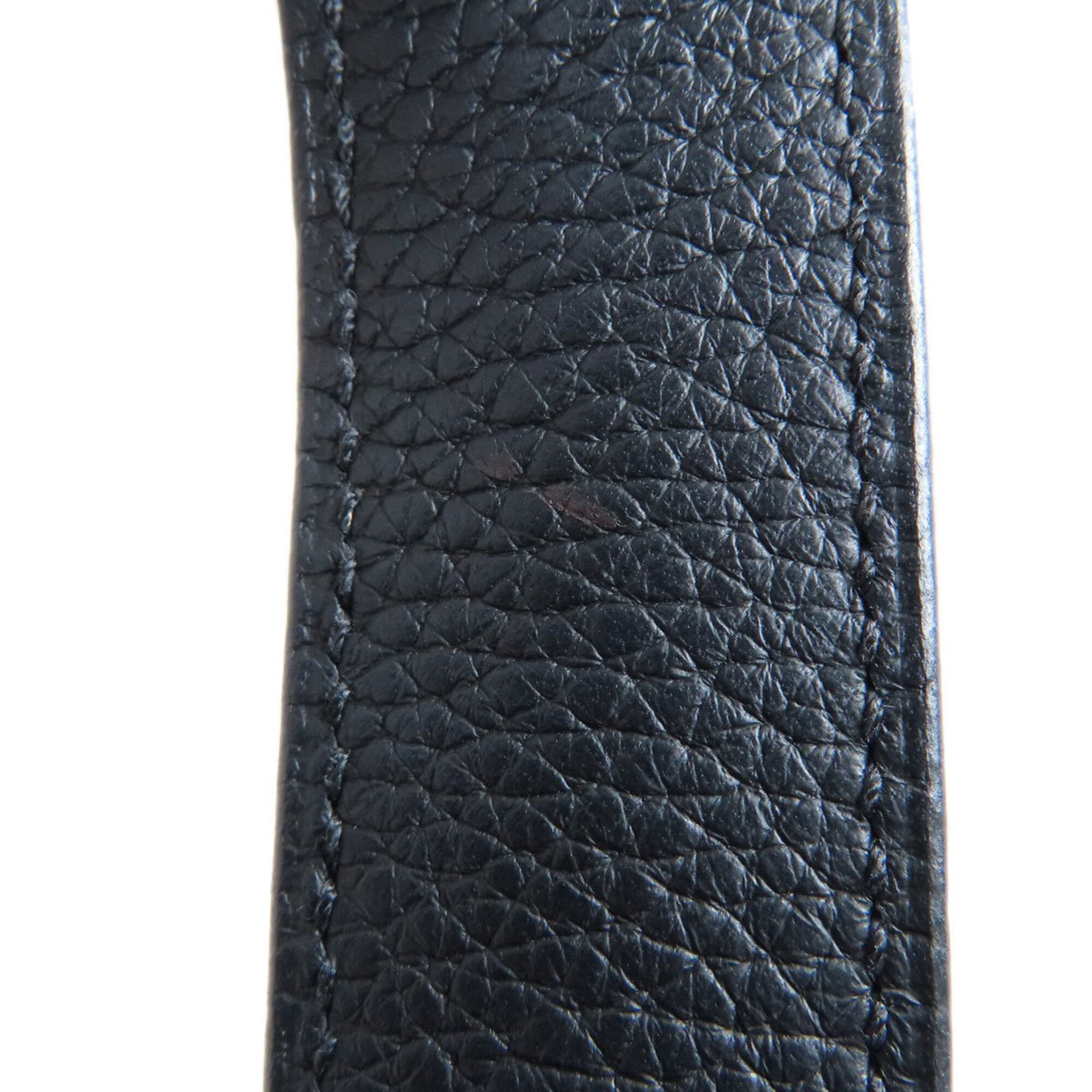 Hermes Black Taurillon Clemence Leather Handbag (Pre-Owned)