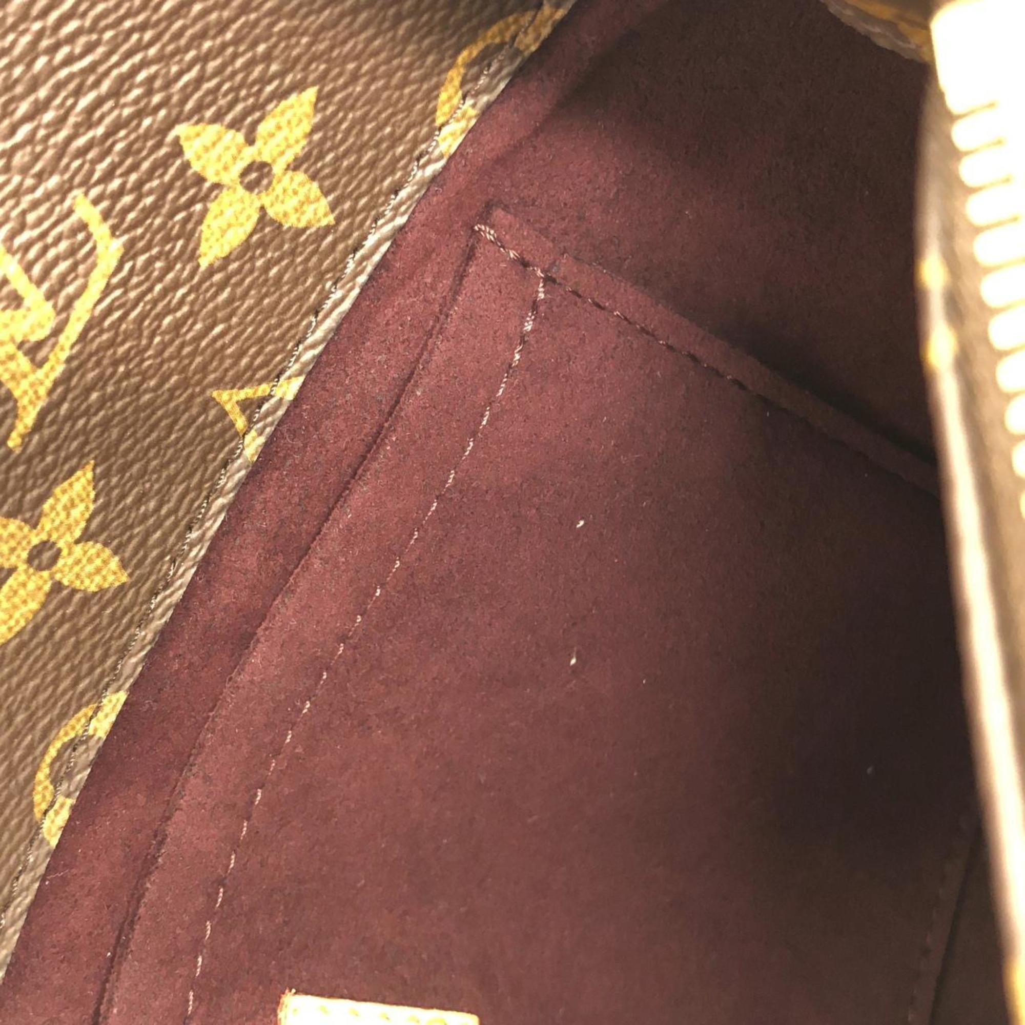 Louis Vuitton Brown Coated Canvas Handbag (Pre-Owned)