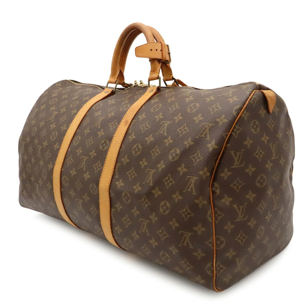 Louis Vuitton Brown Monogram Monogram Boston Bag Handbag (Pre-Owned)