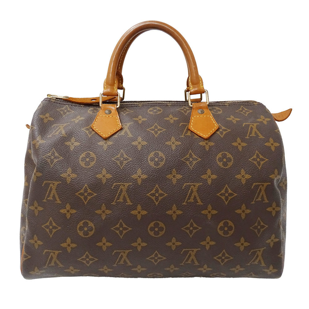 Louis Vuitton Brown Monogram Canvas Boston Bag Handbag (Pre-Owned)