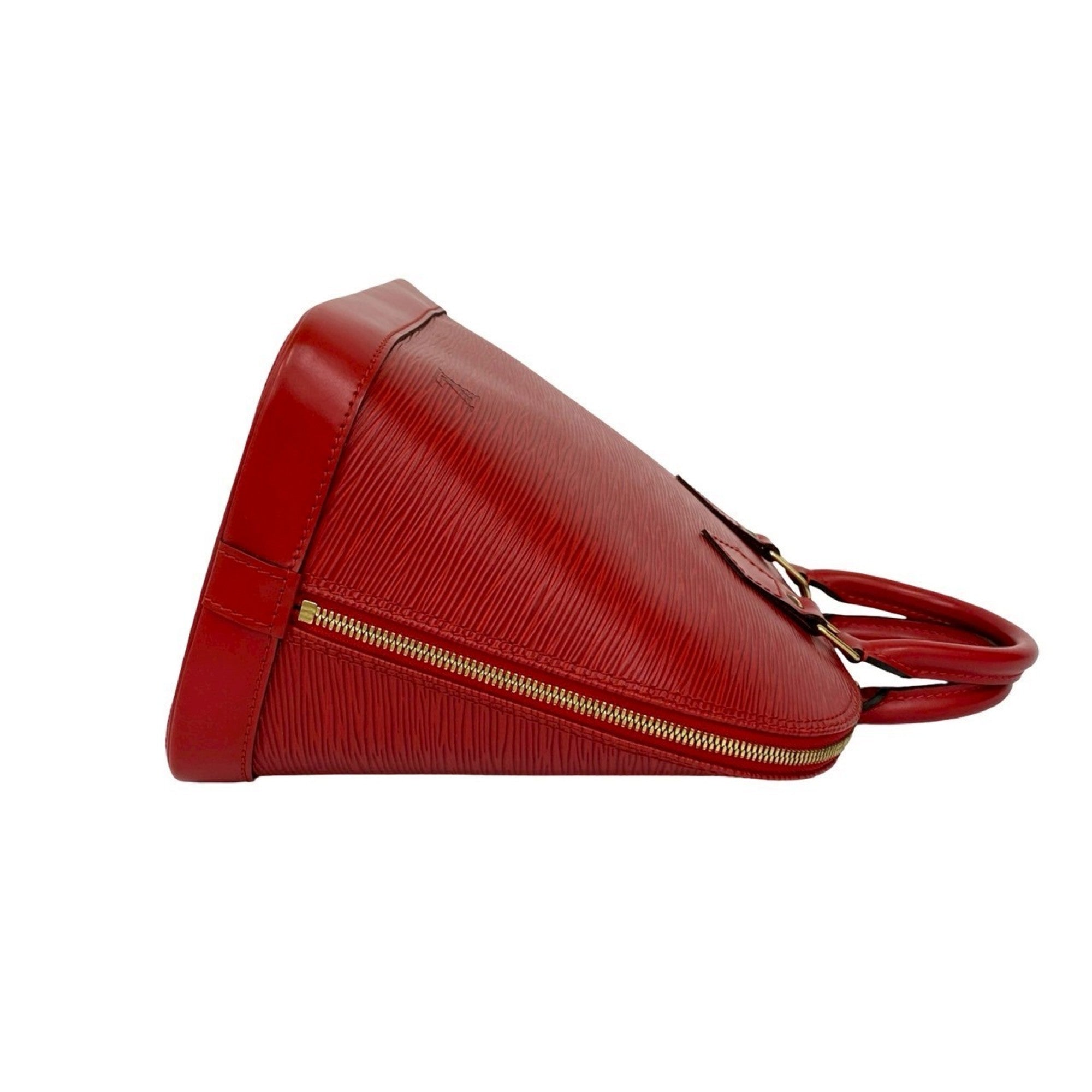 Louis Vuitton Red Color Epi Leather Handbag Tote Bag (Pre-Owned)