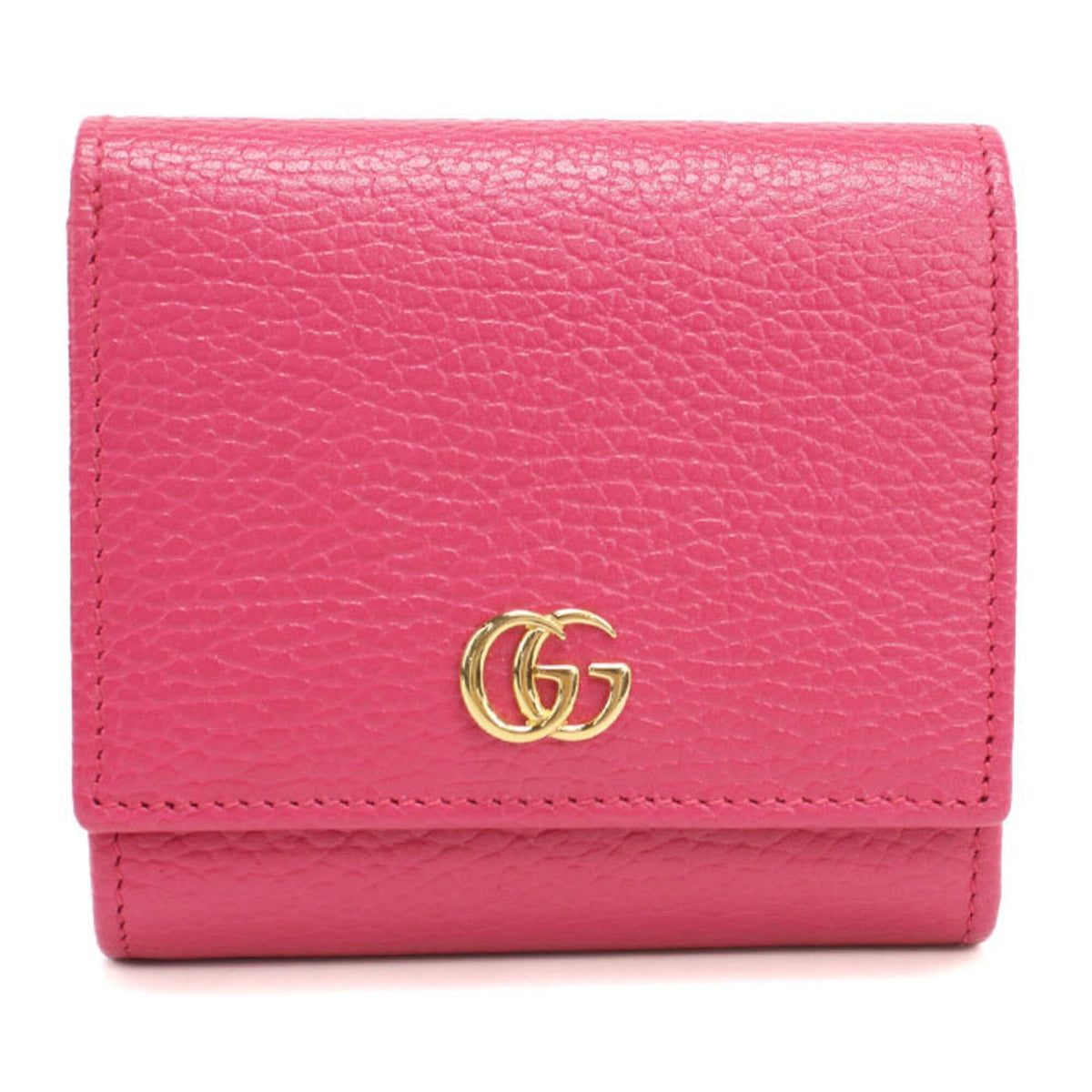 Gucci Pink Leather Wallet (Bi-Fold) (Pre-Owned)