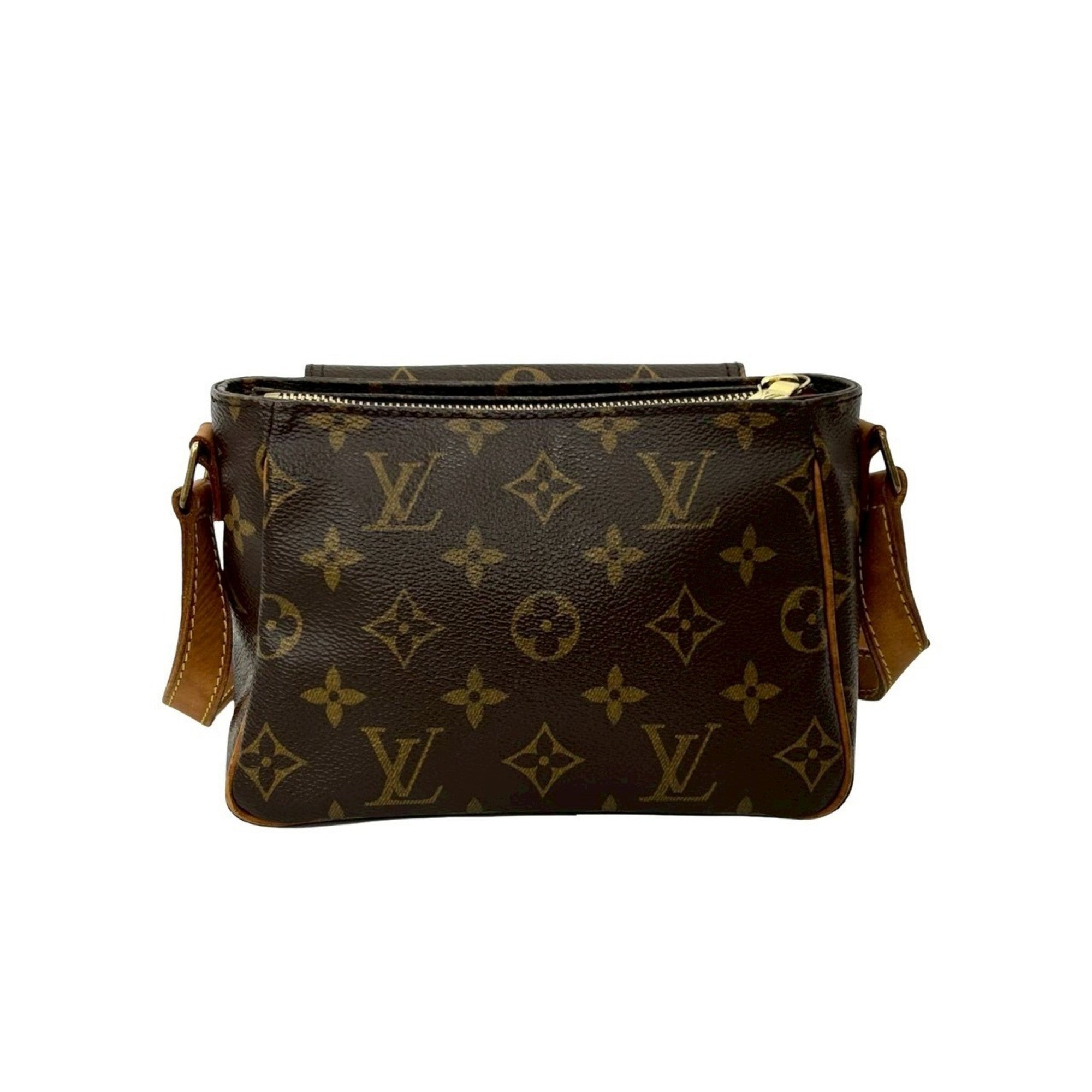 Louis Vuitton Brown Leather Pvc Pochette Shoulder Bag (Pre-Owned)