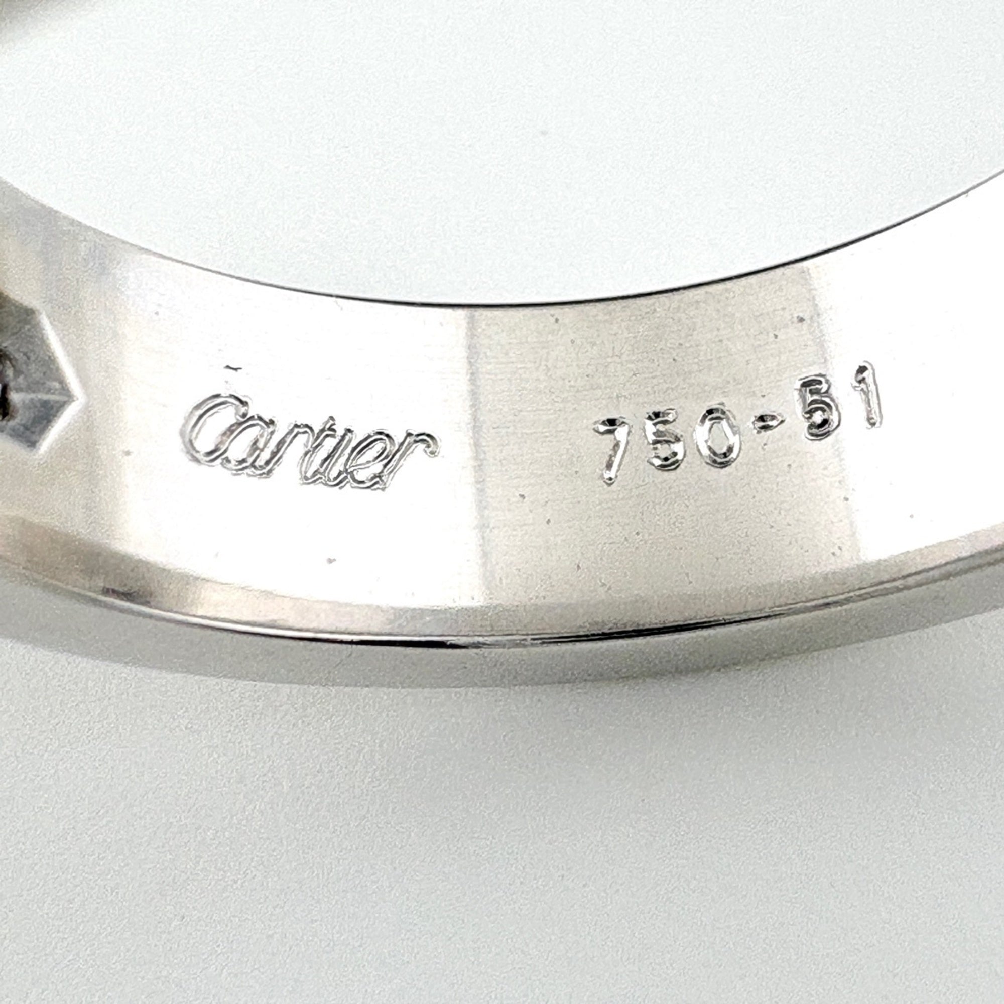 Cartier Silver Band Ring (Pre-Owned)