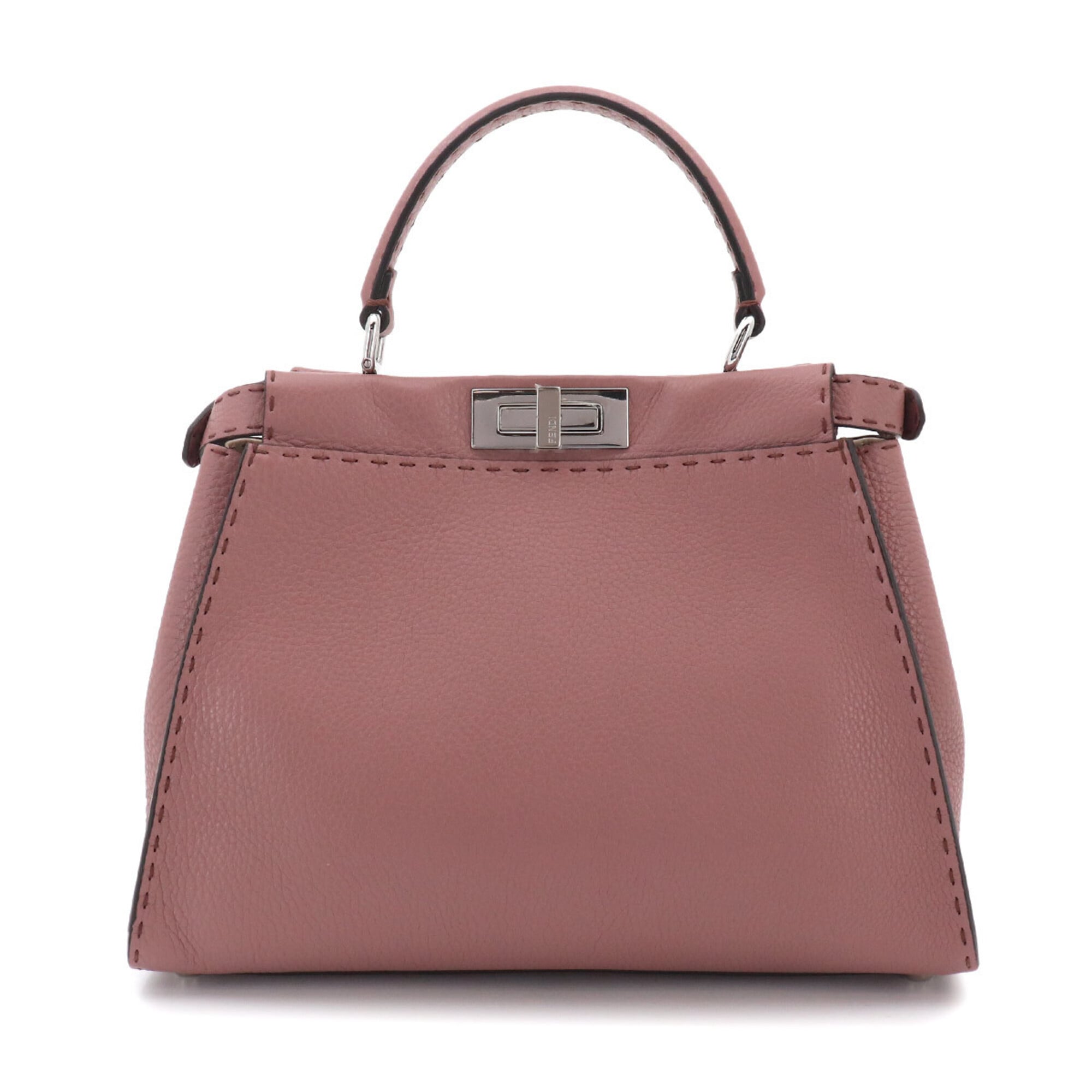 Fendi Brown Leather Handbag (Pre-Owned)
